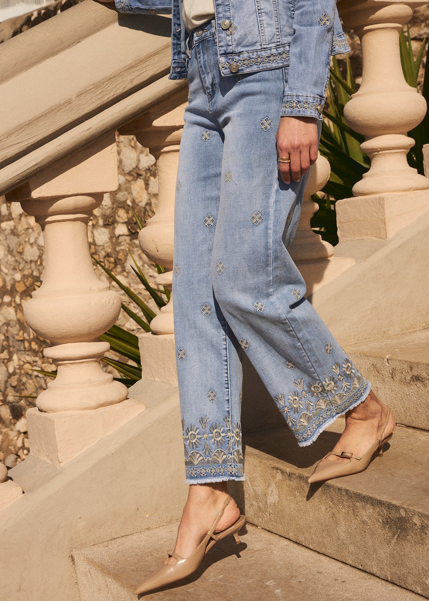 Jeans bordados