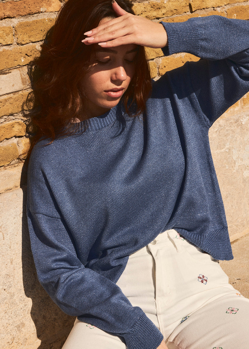 Jersey cuello redondo