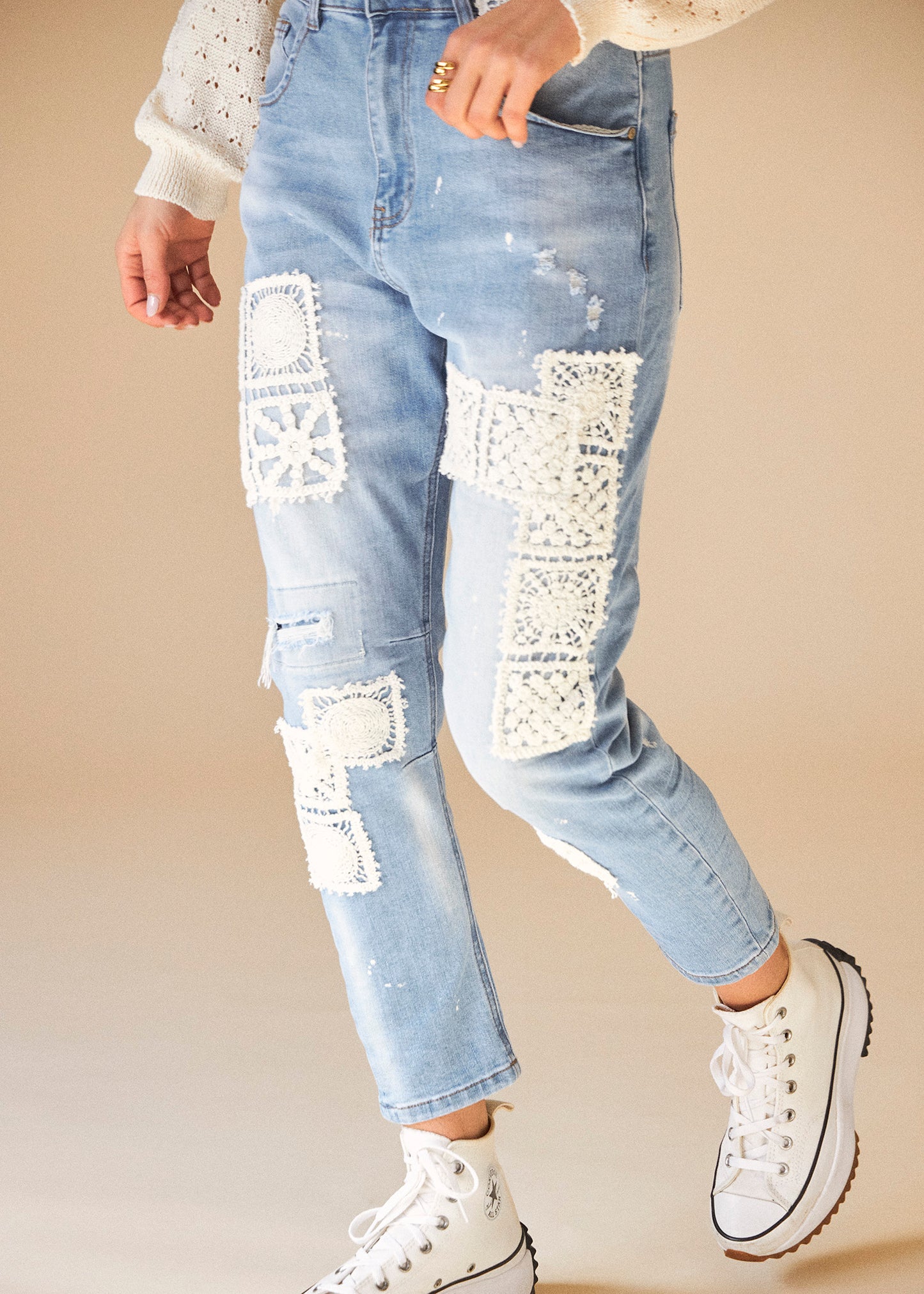 Jeans crochet