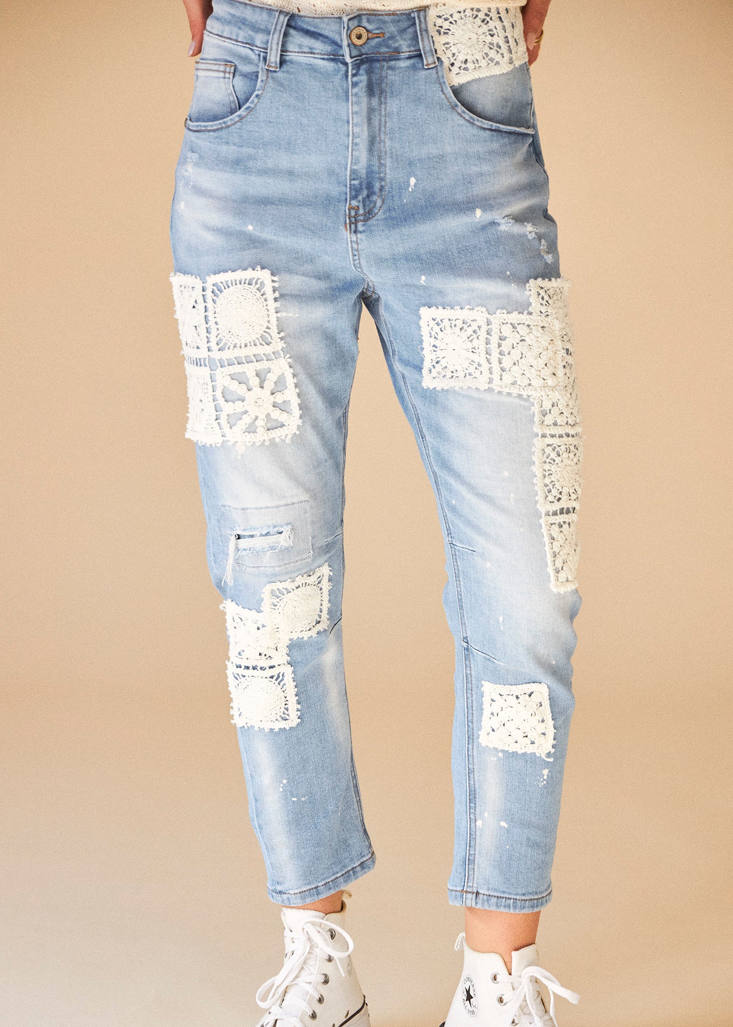 Jeans crochet