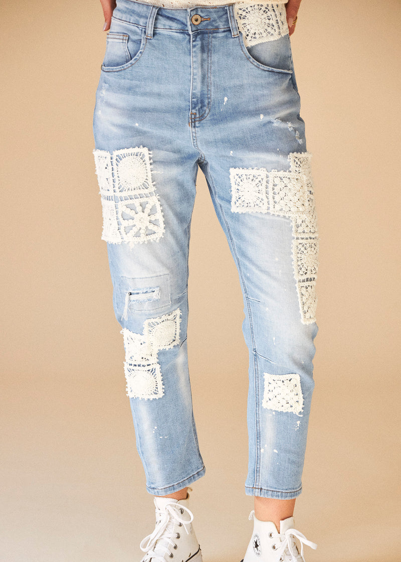 Jeans crochet