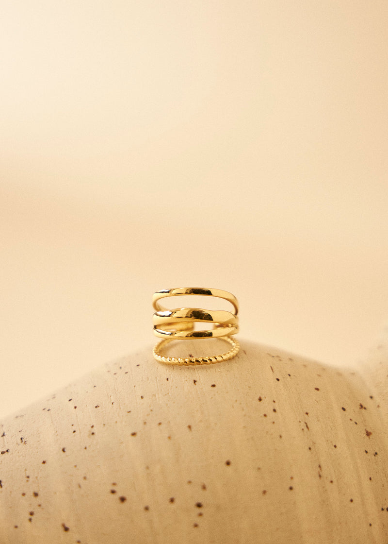 Fringe hoop earrings