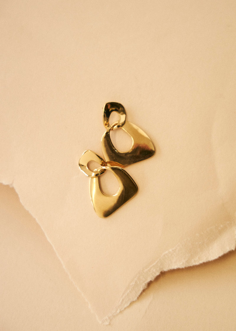 Fringe hoop earrings