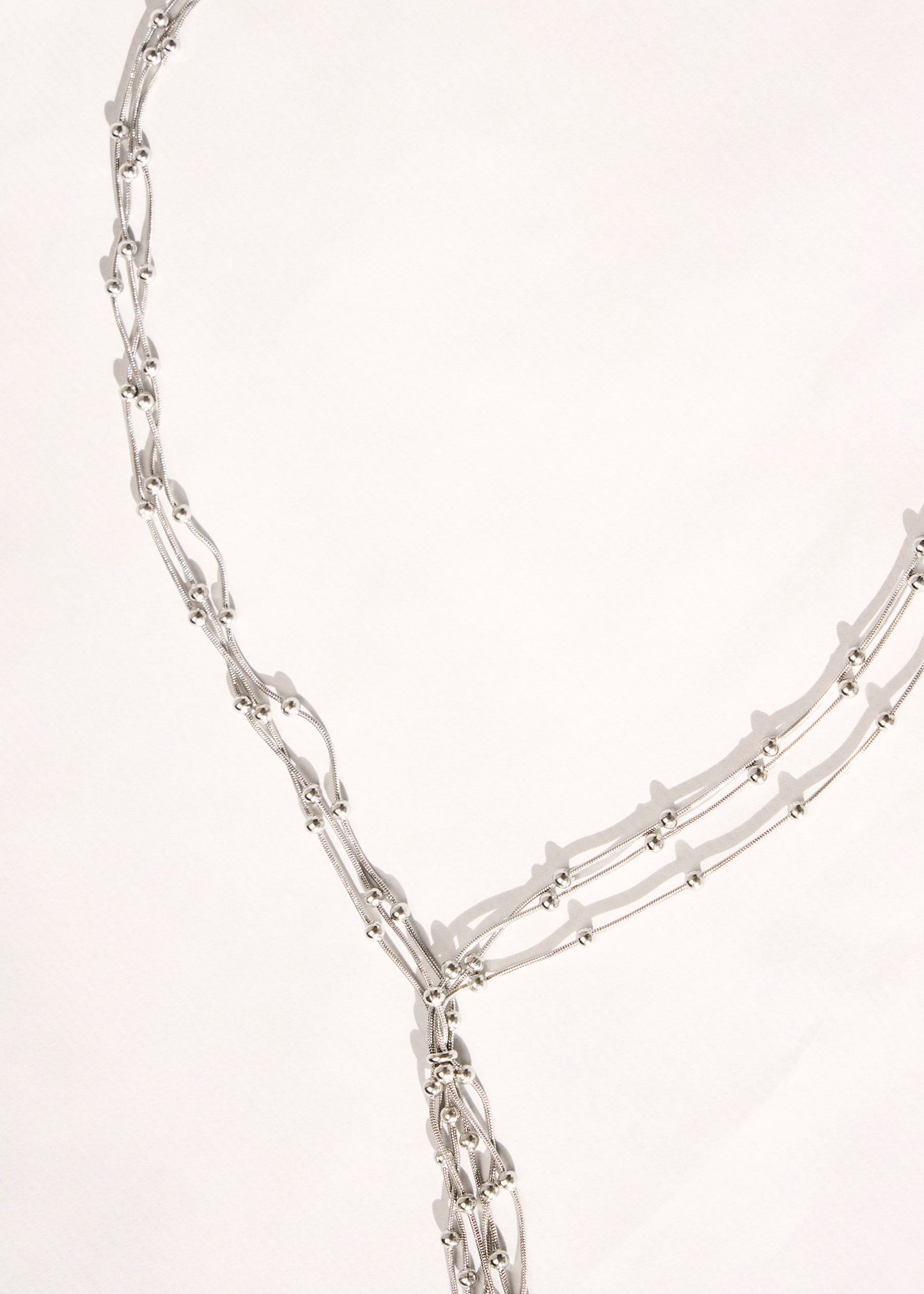 Combined multiple necklace