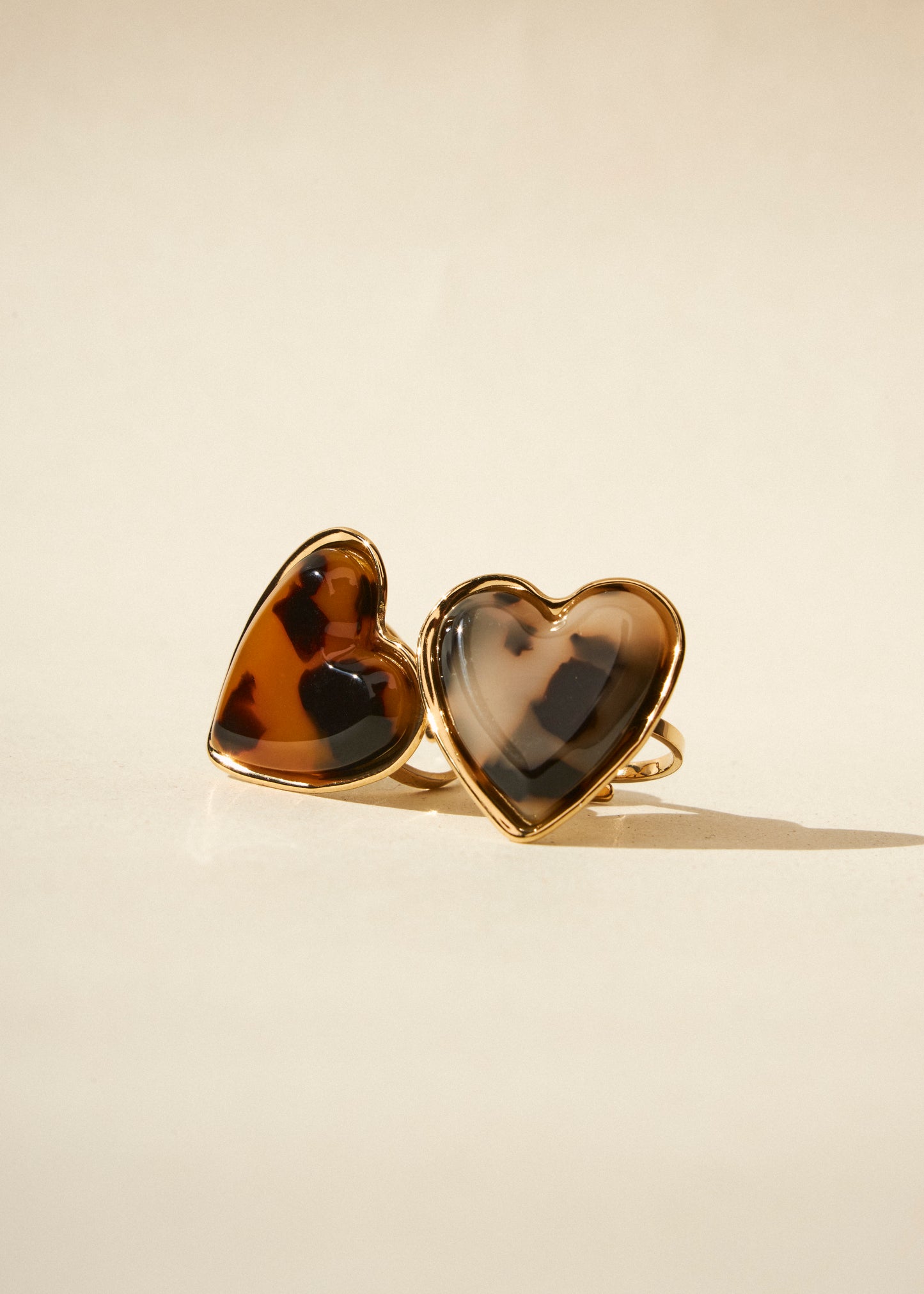 Anillo corazón piedra