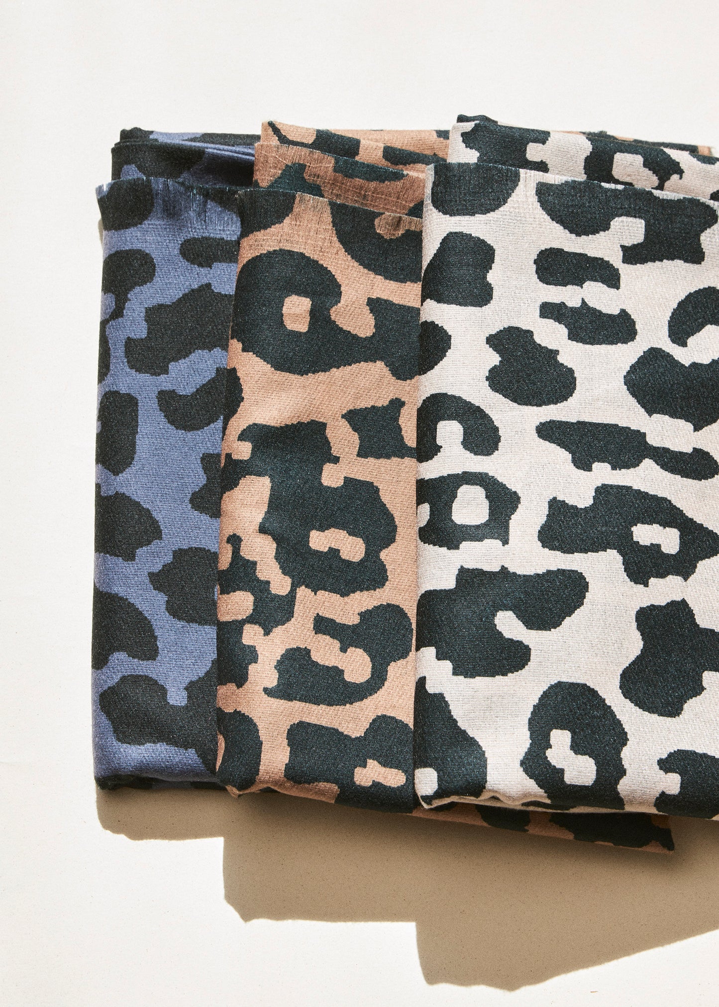Plain satin scarf