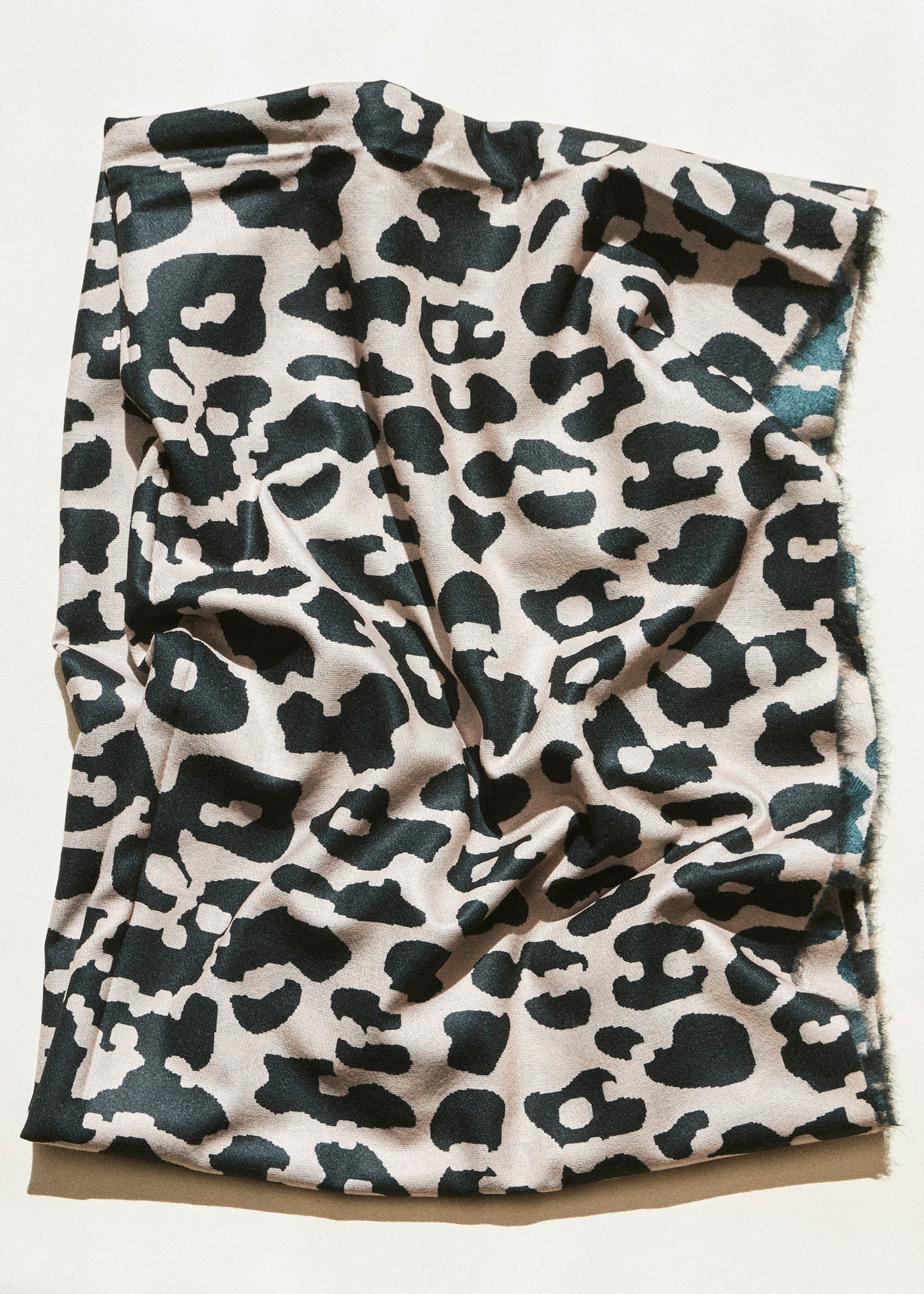 Plain satin scarf