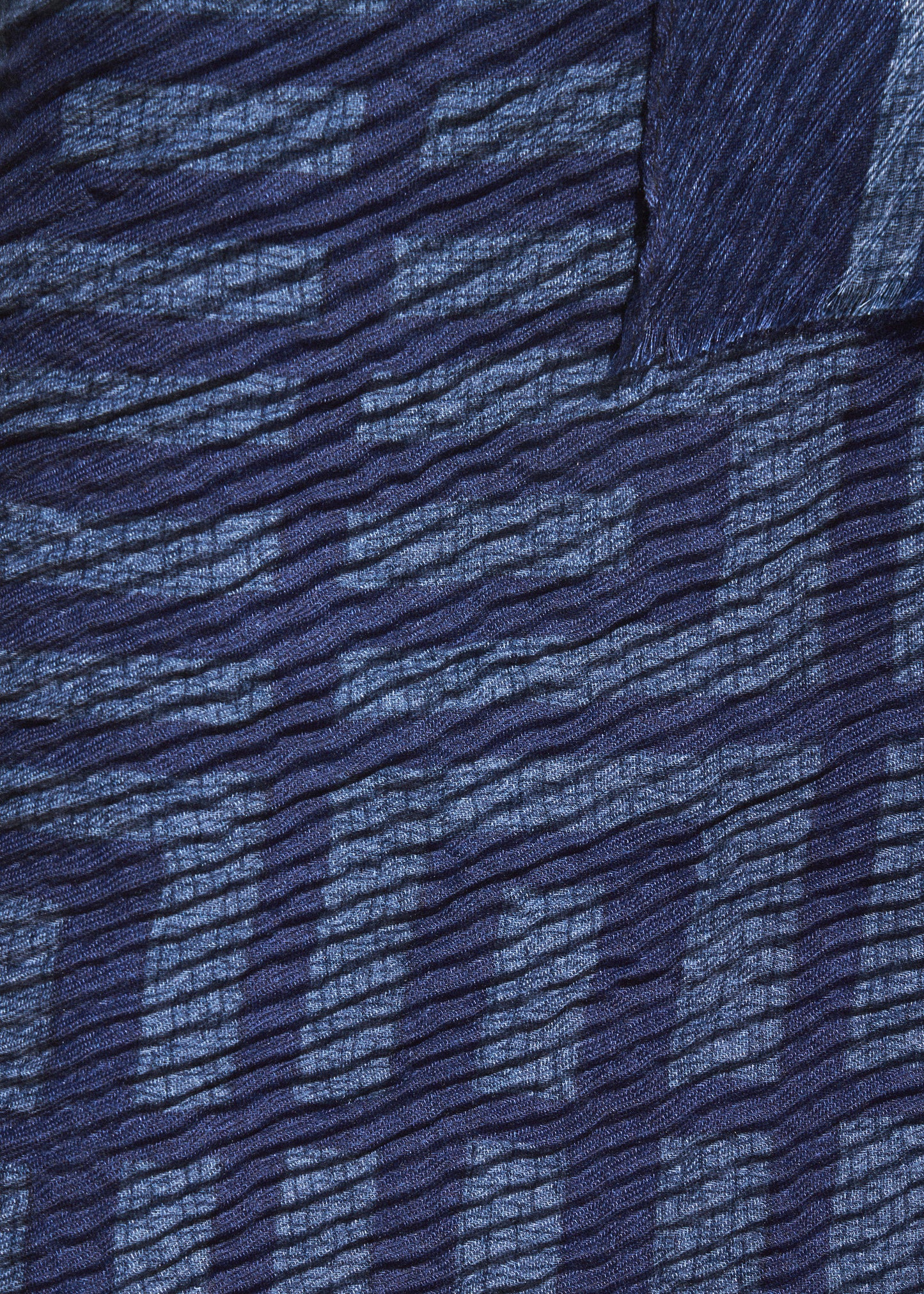 Plain satin scarf