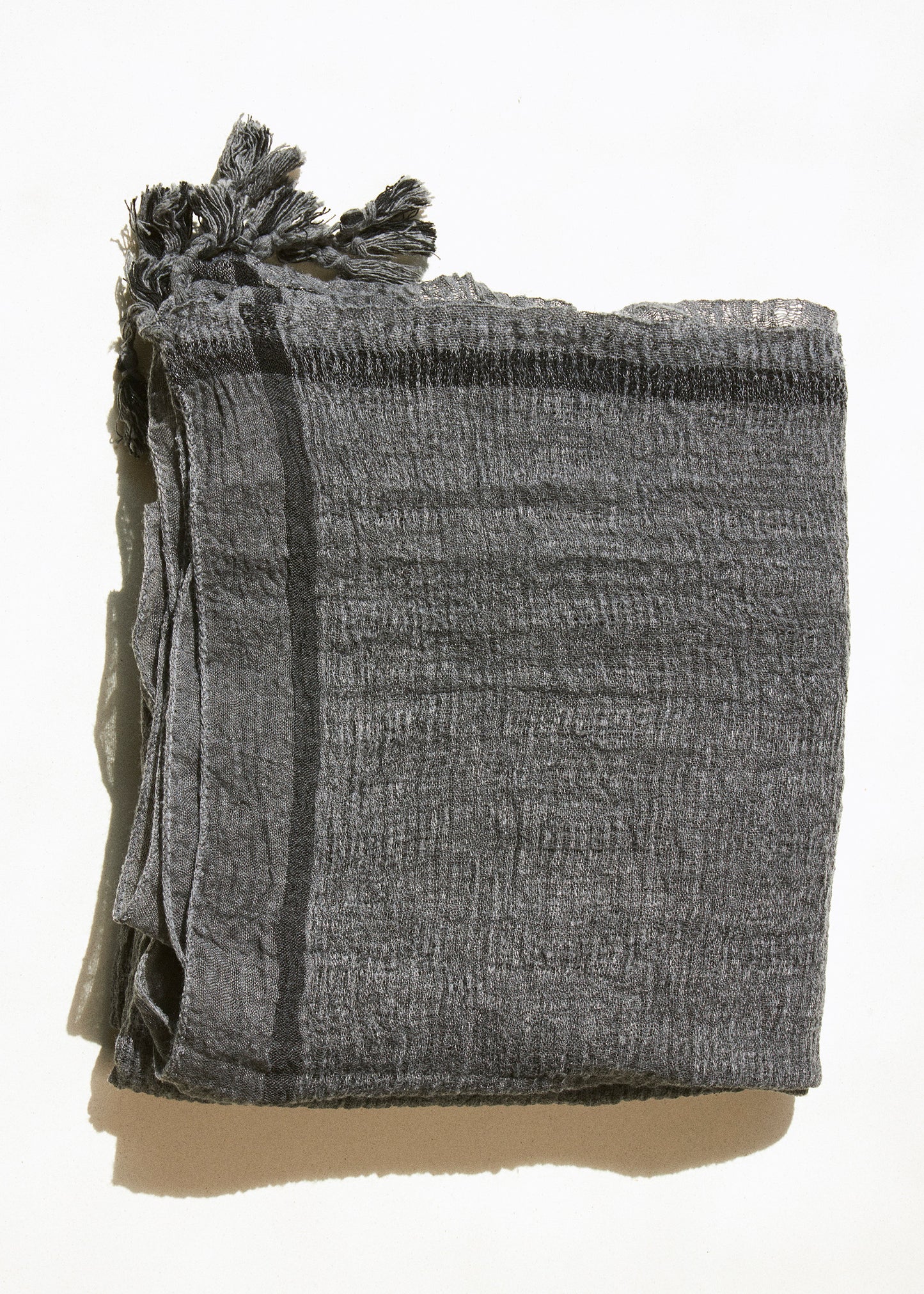Plain satin scarf