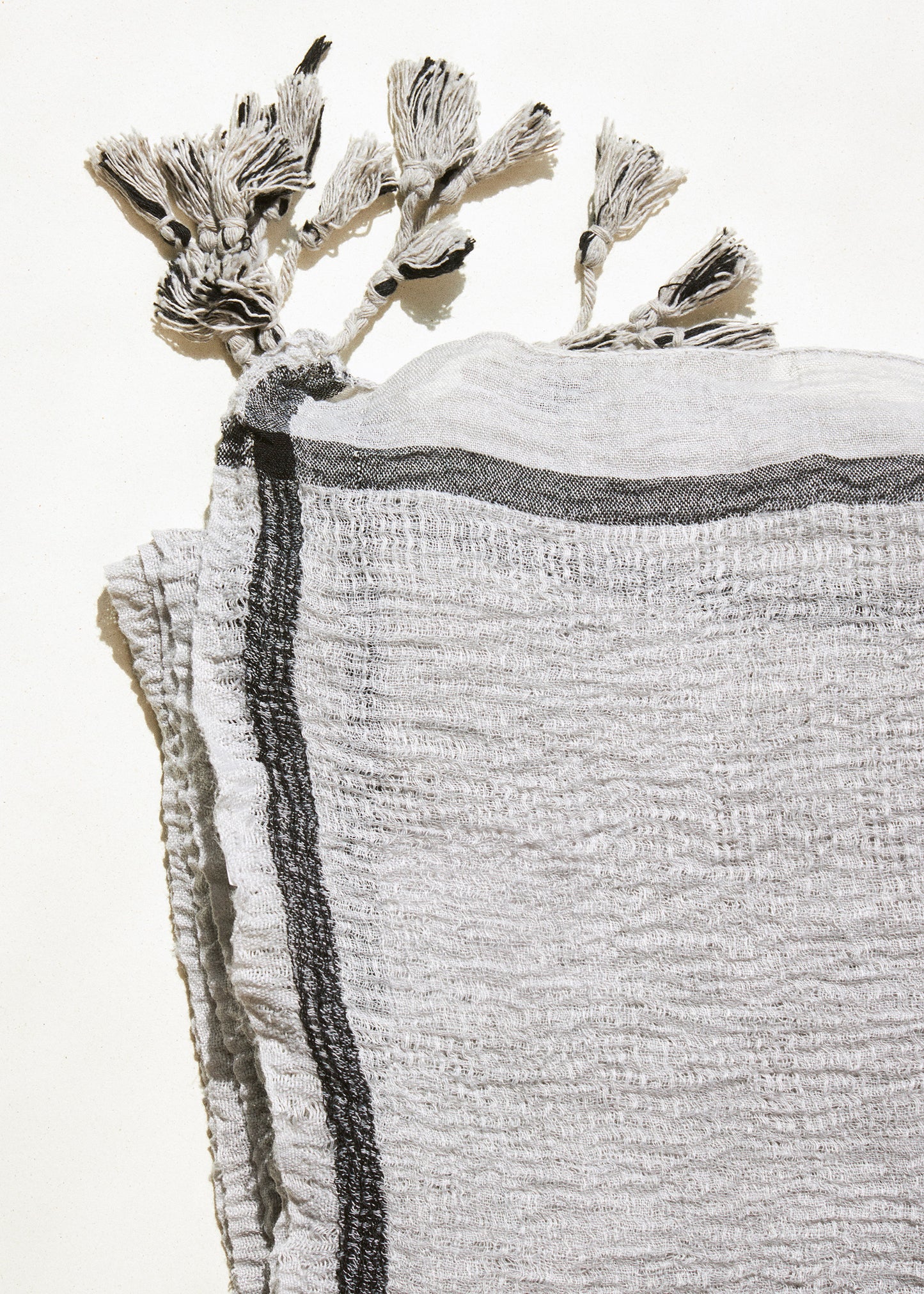 Plain satin scarf