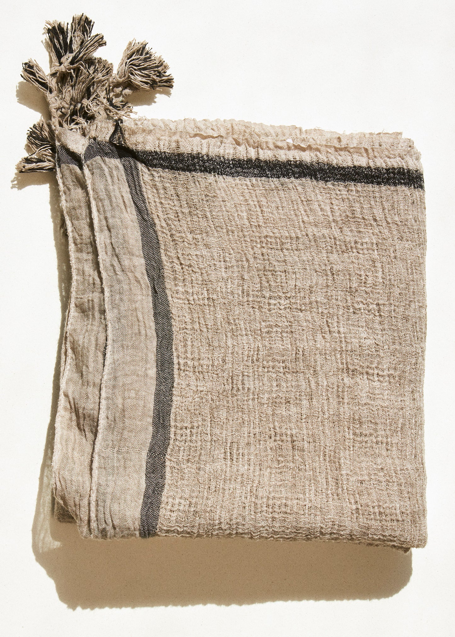 Plain satin scarf