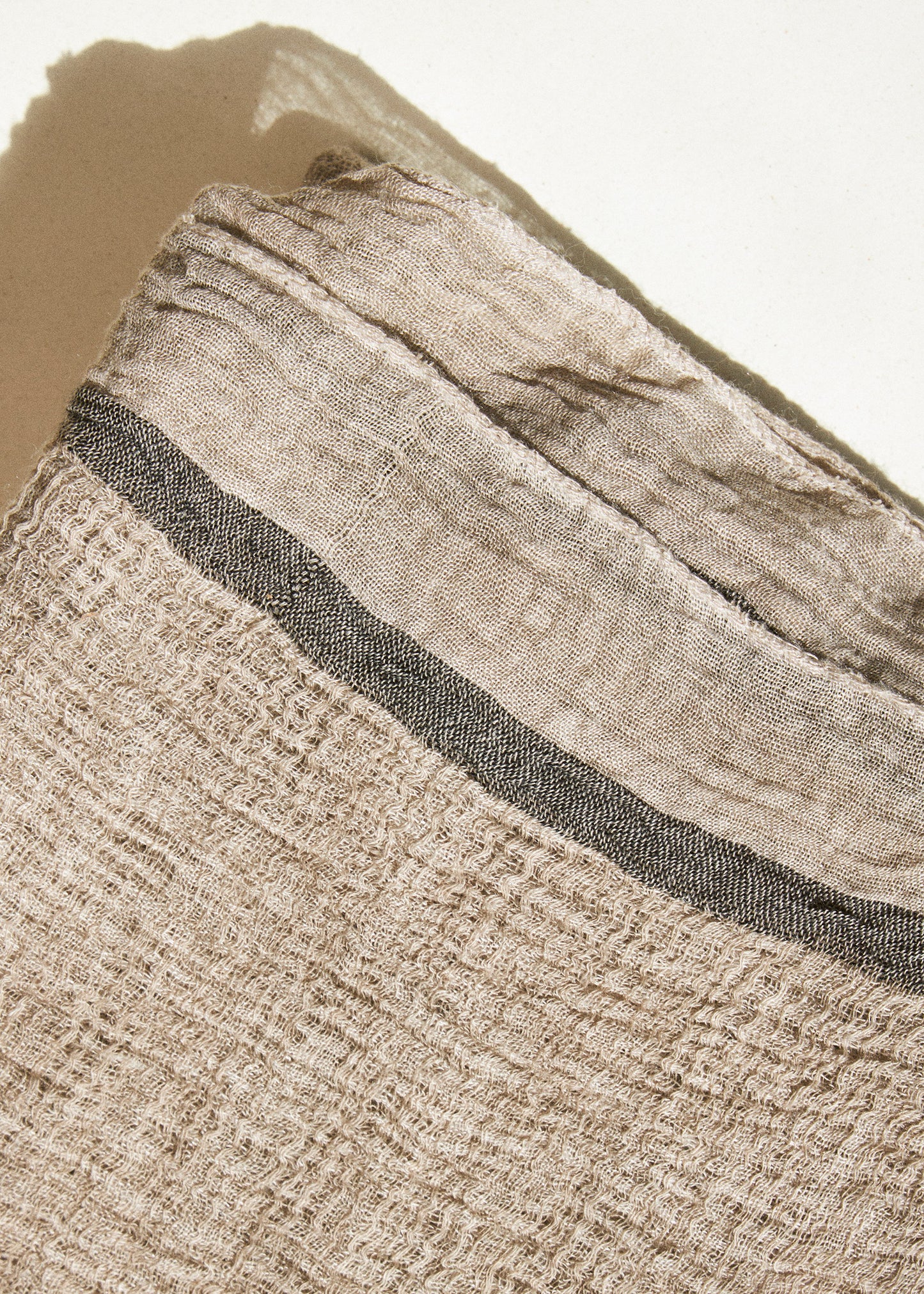 Plain satin scarf