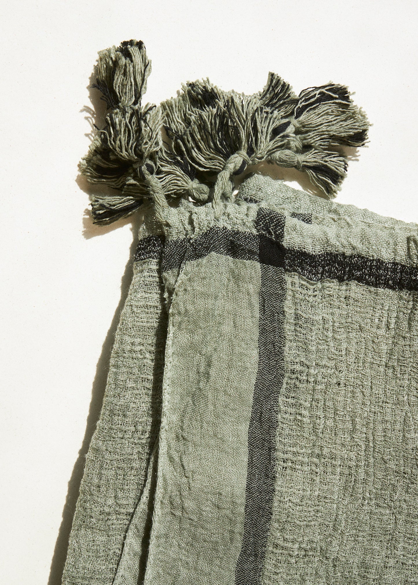 Plain satin scarf