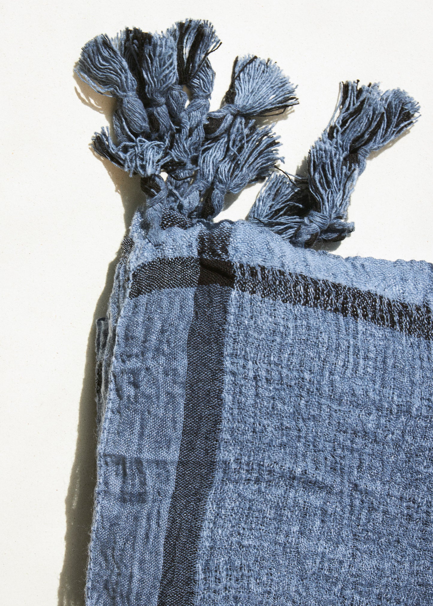Plain satin scarf