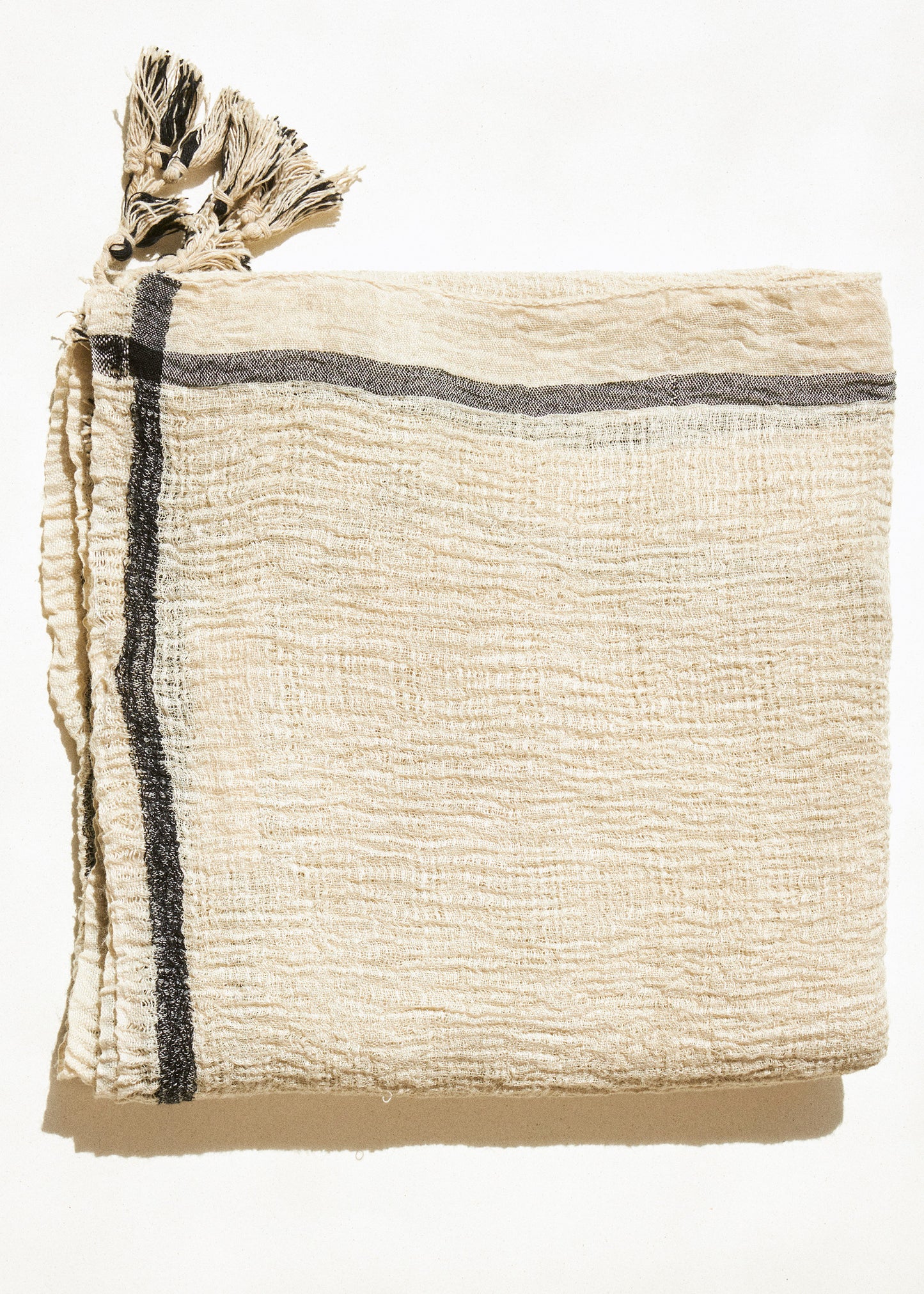 Plain satin scarf