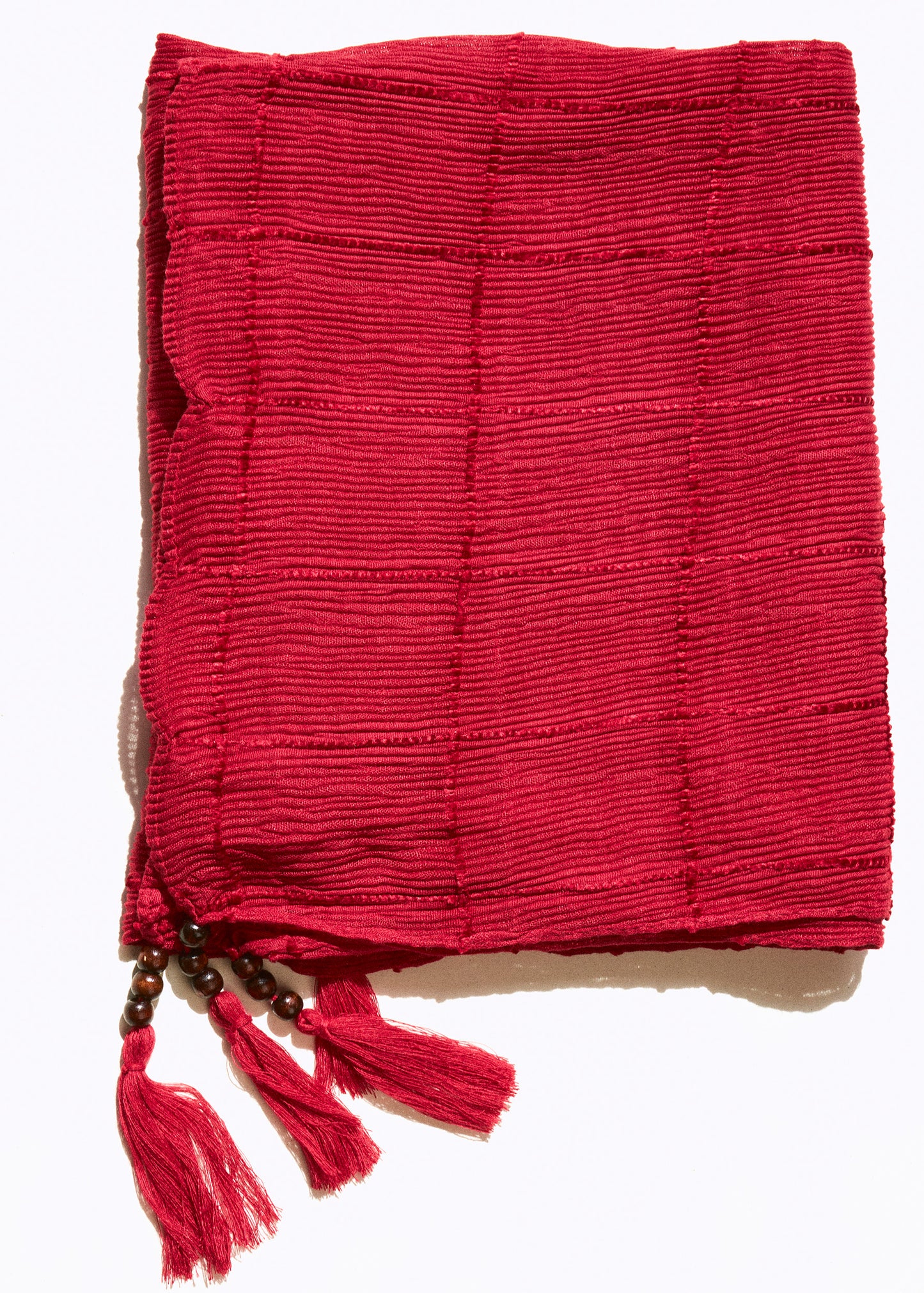 Plain satin scarf