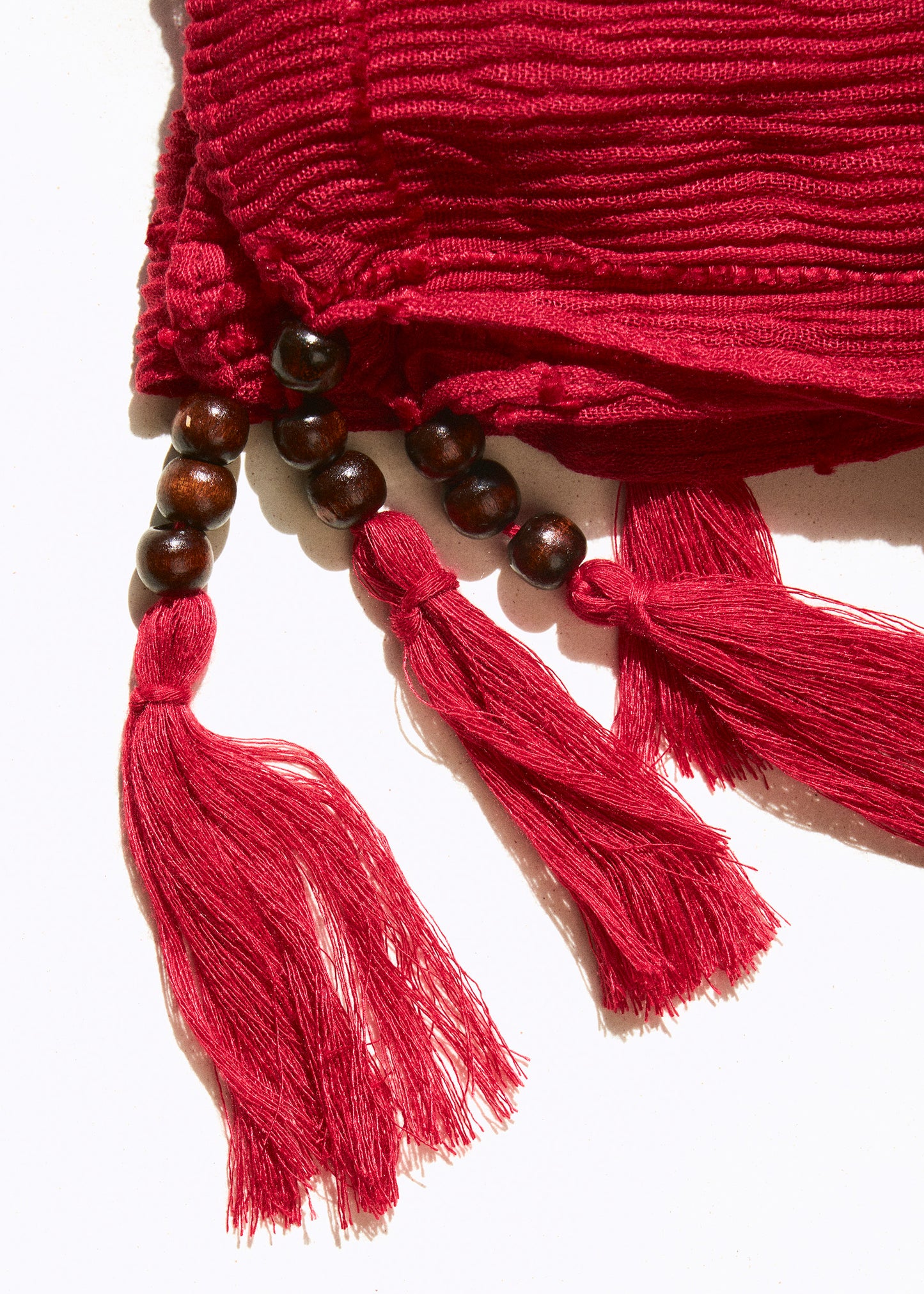 Plain satin scarf
