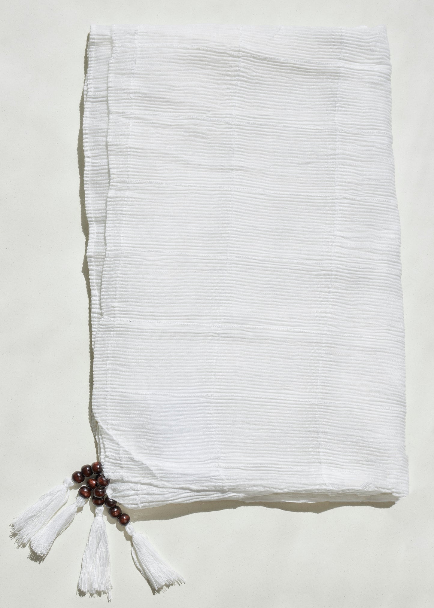 Plain satin scarf
