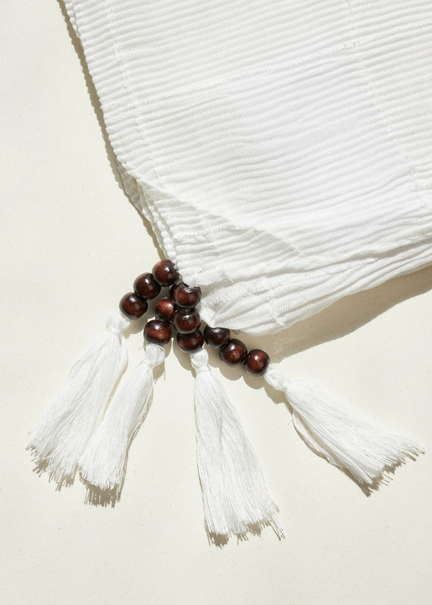 Plain satin scarf