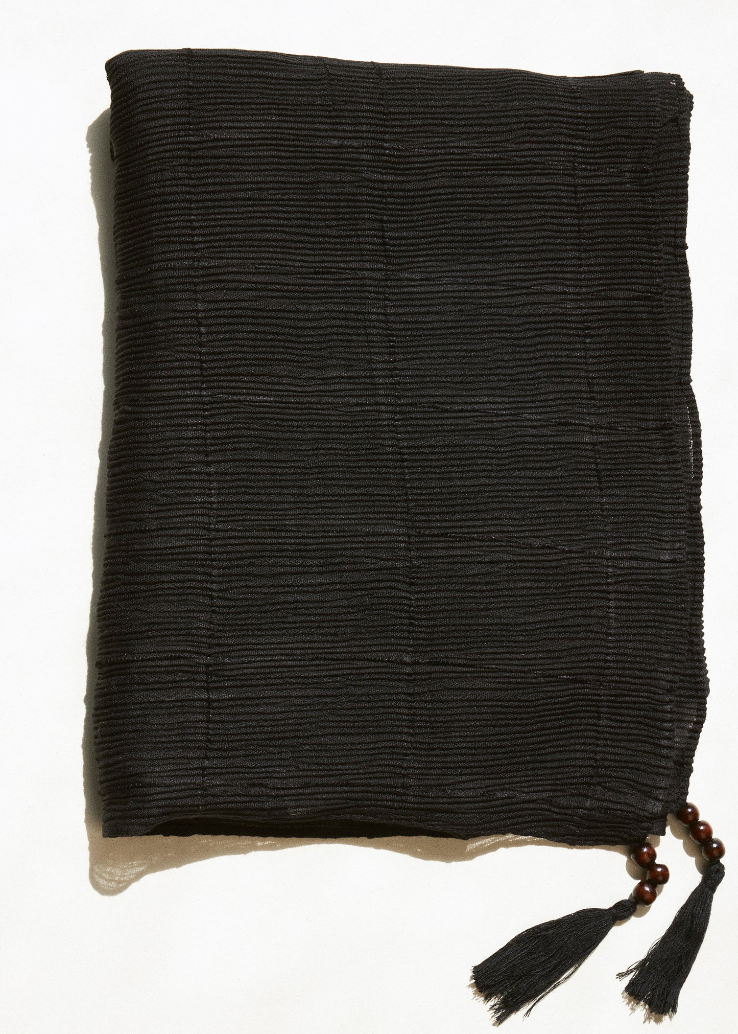 Plain satin scarf
