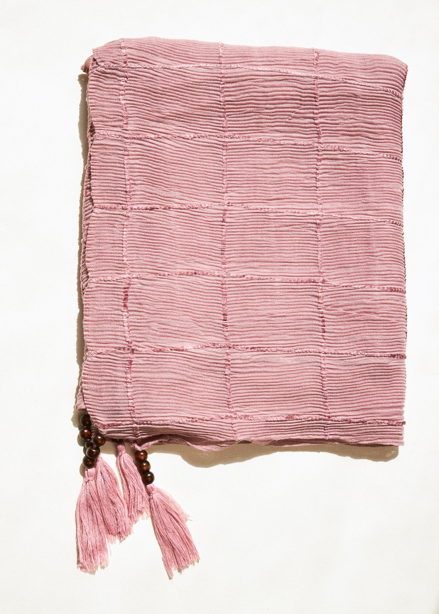 Plain satin scarf