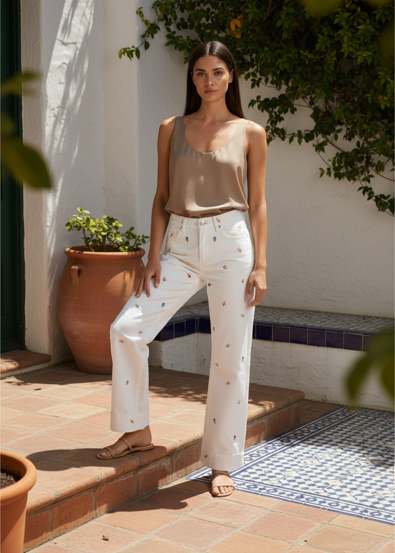 Jeans bordados