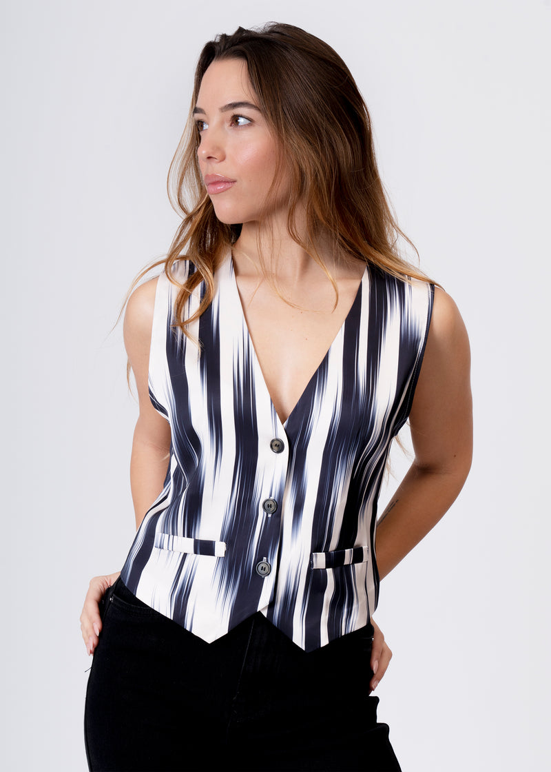 Brushstroke vest