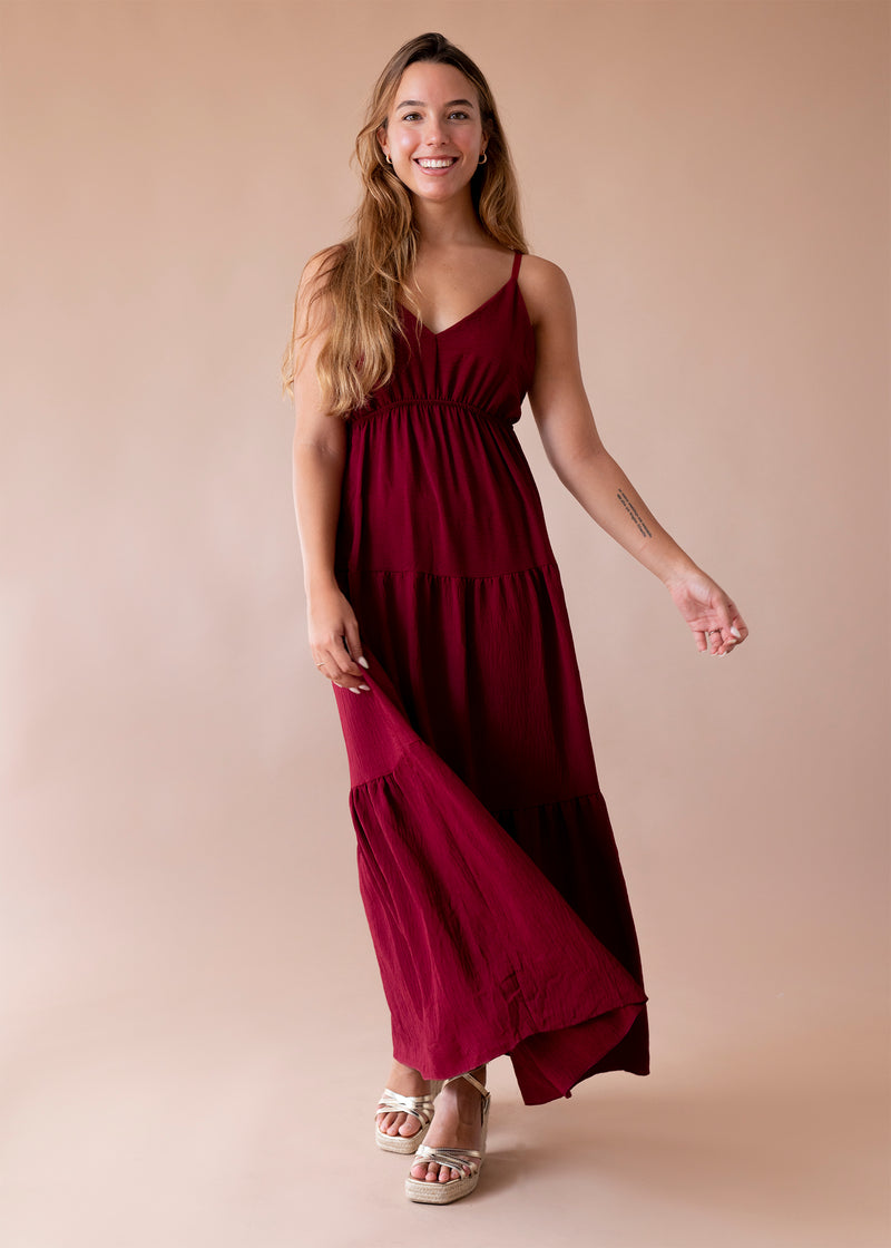 Vestido fluido largo