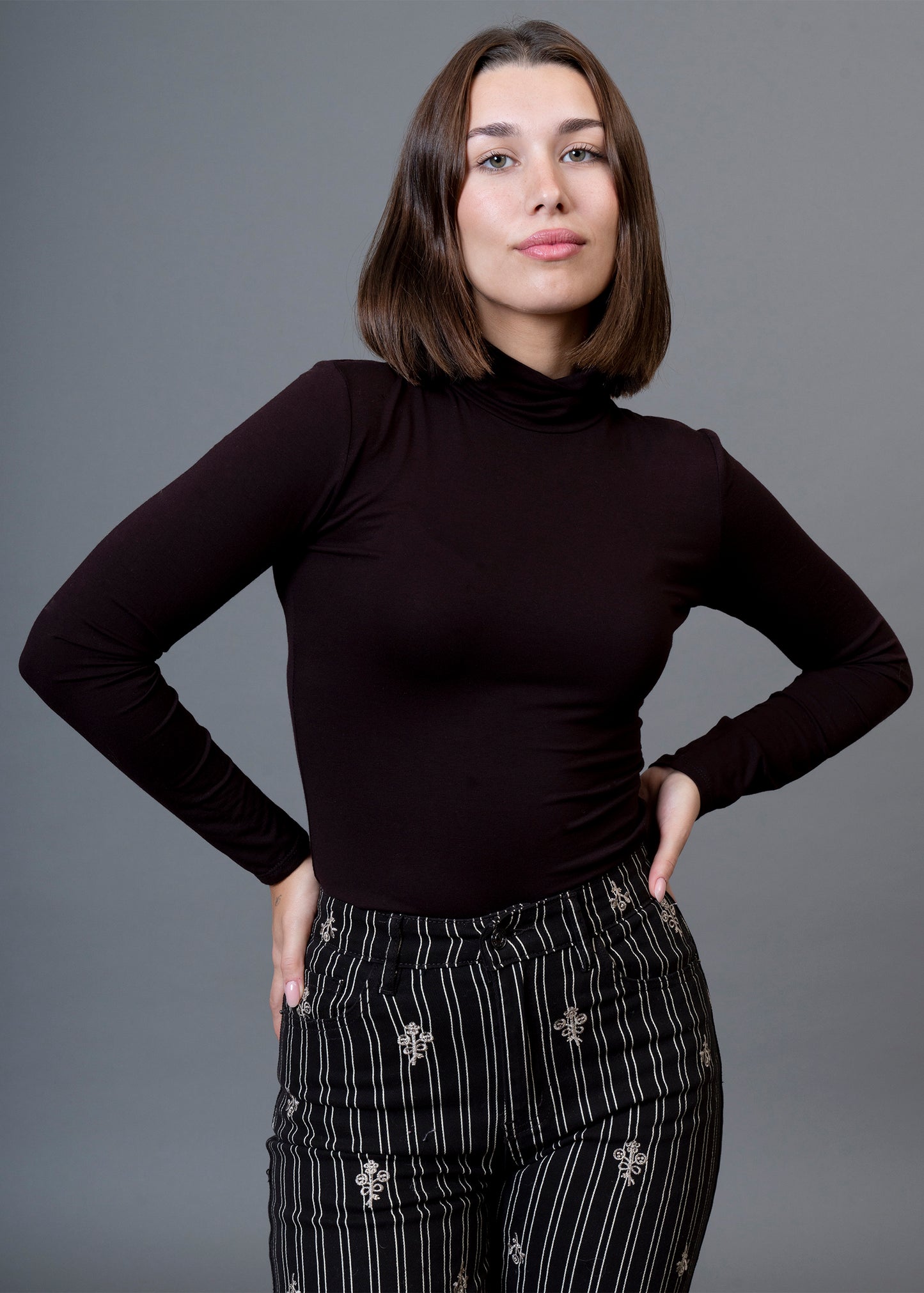 Camiseta cuello alto