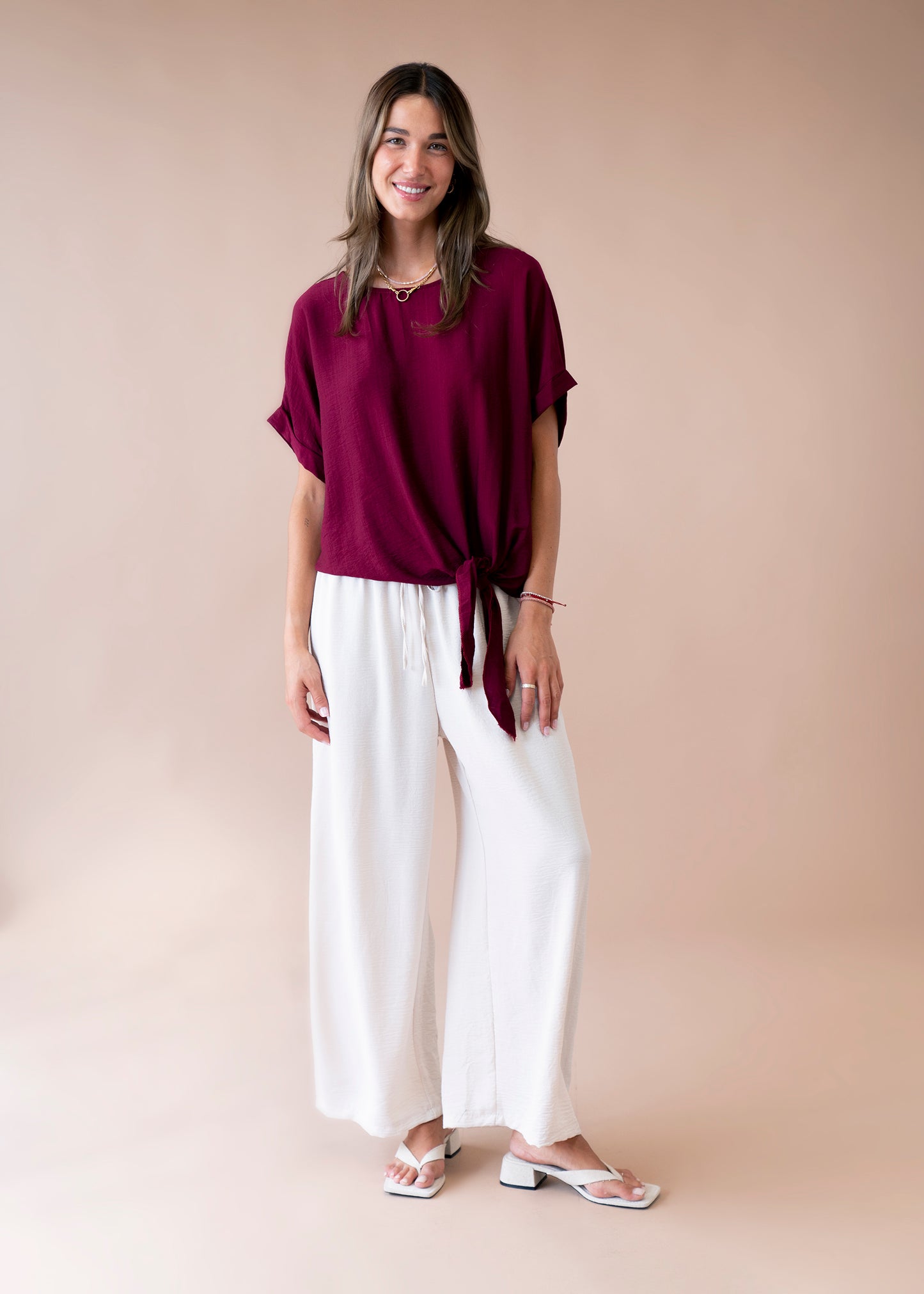 Blusa Nora nudo