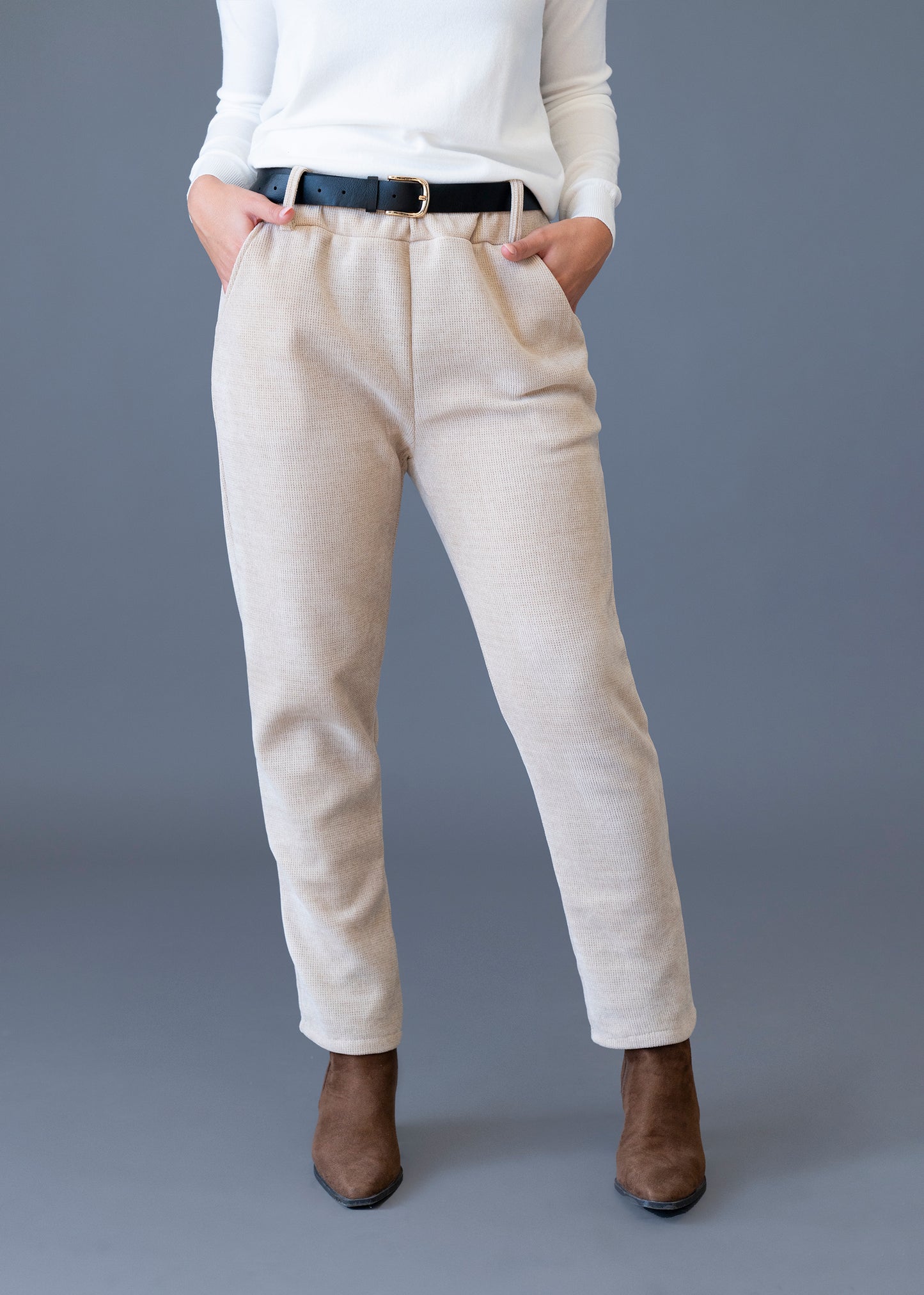 Pantalones micropana cinturón