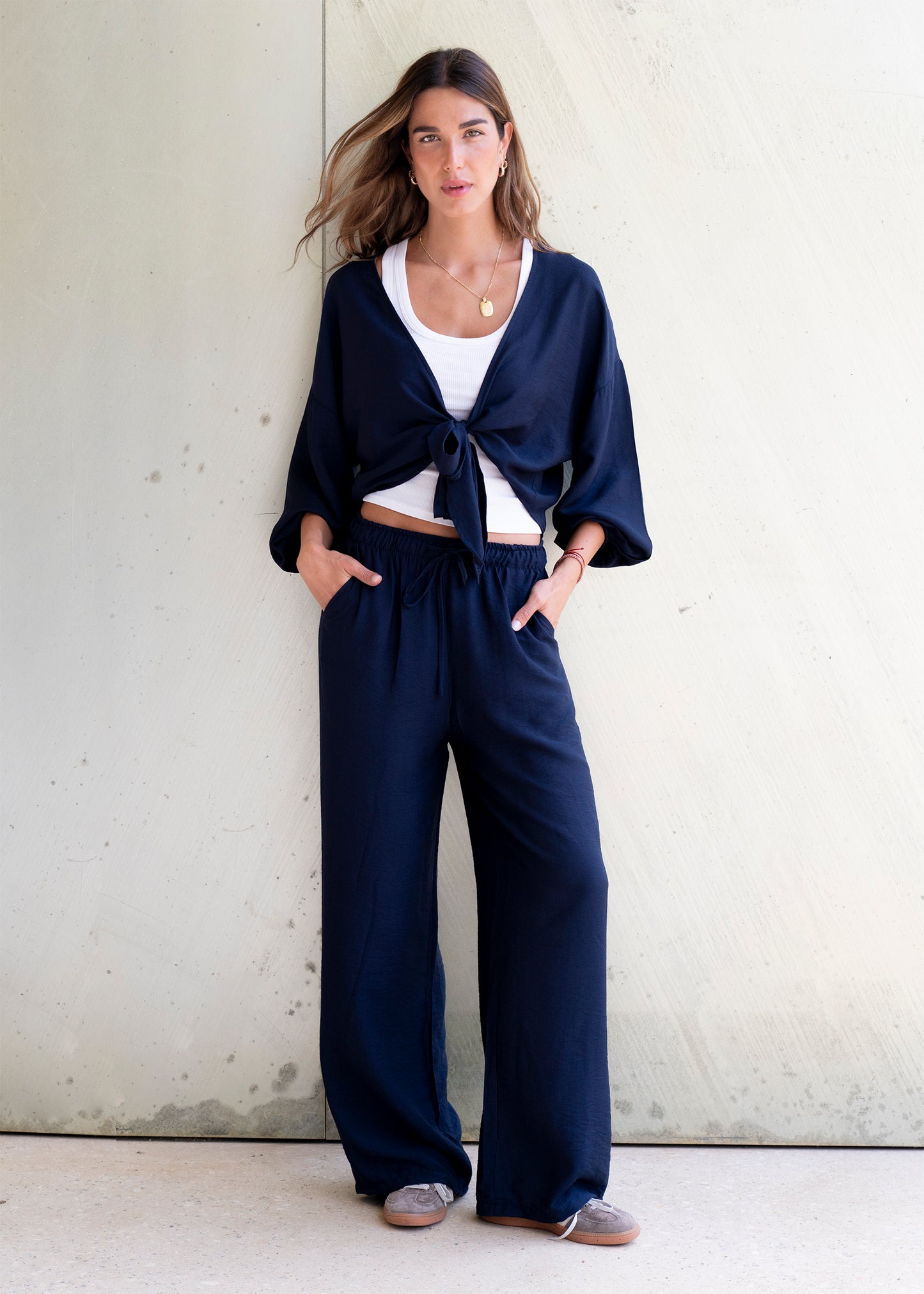 Pantalones Tamariu palazzo
