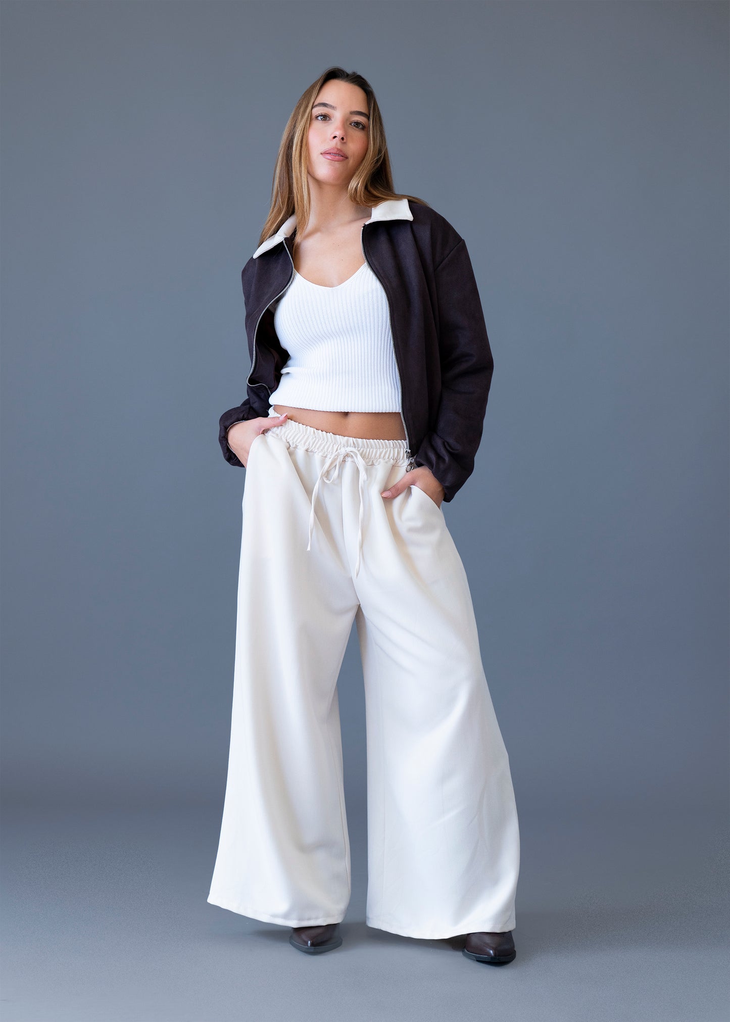 Cazadora contraste antelina