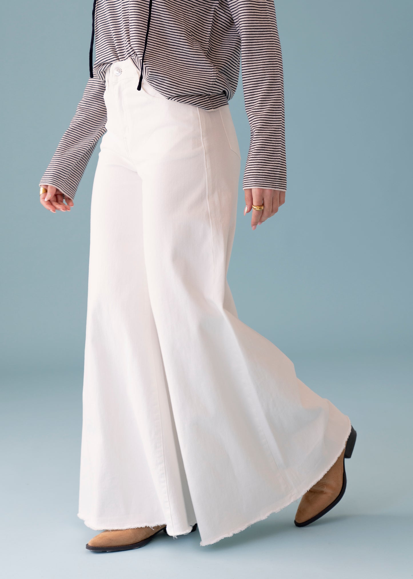 Jeans anchos campana