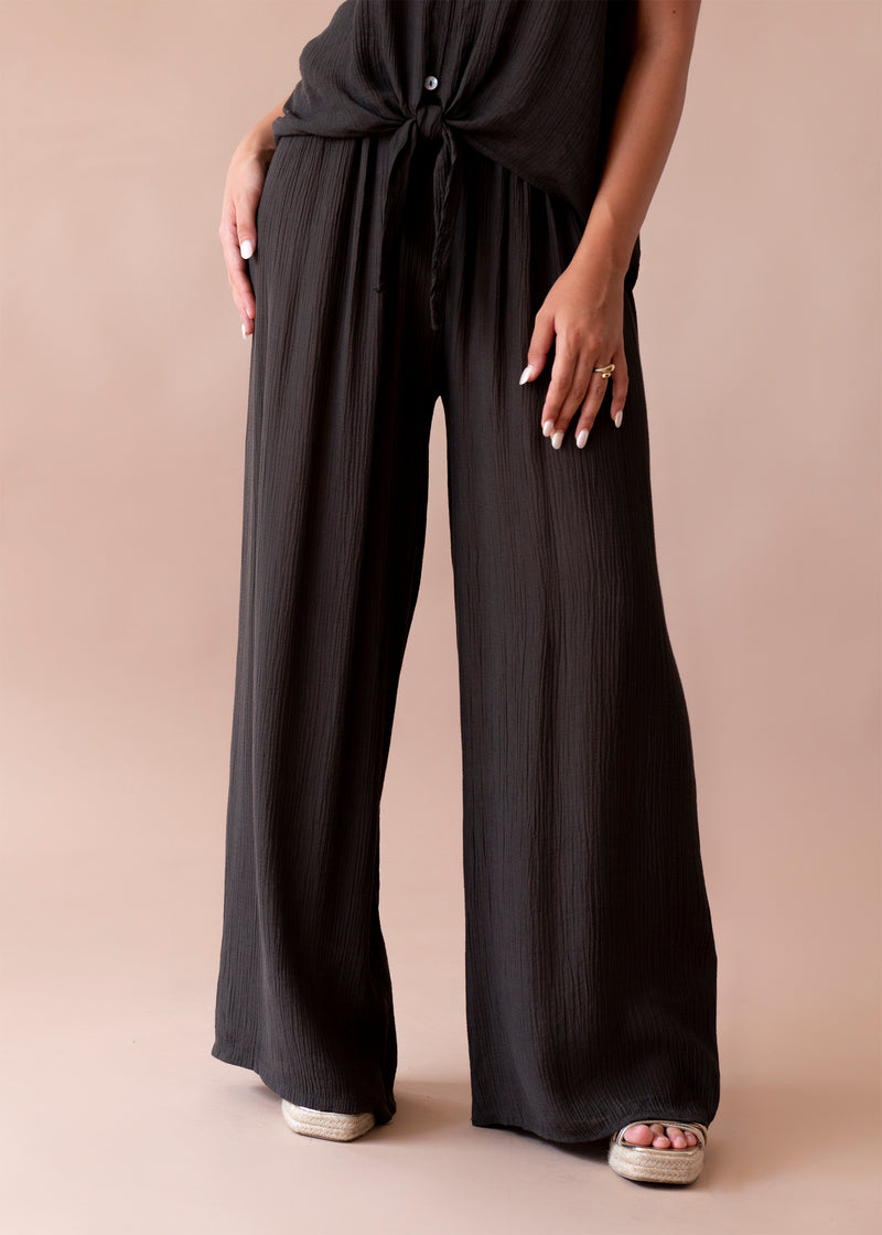 Pantalones bambula palazzo