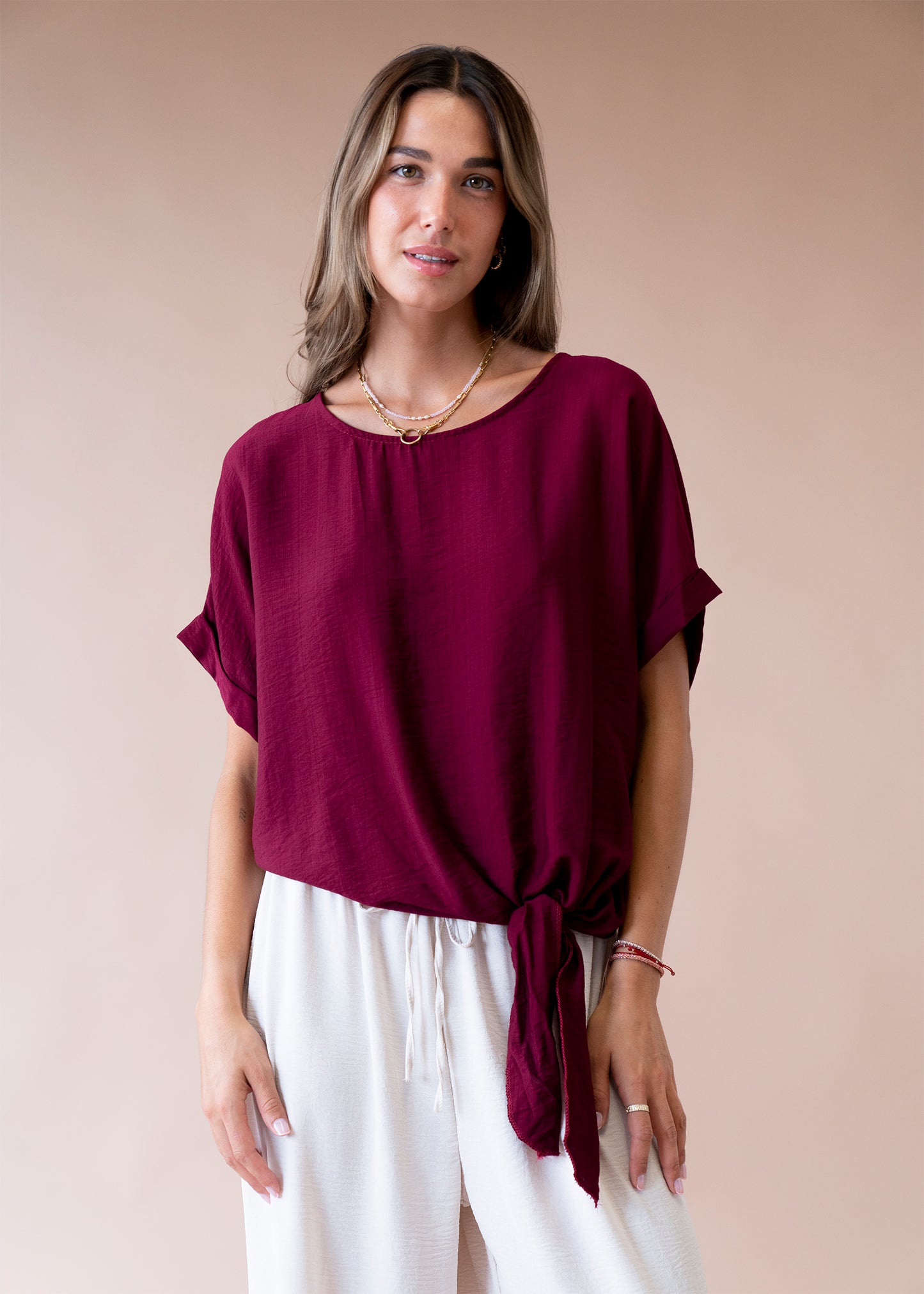 Blusa Nora nudo