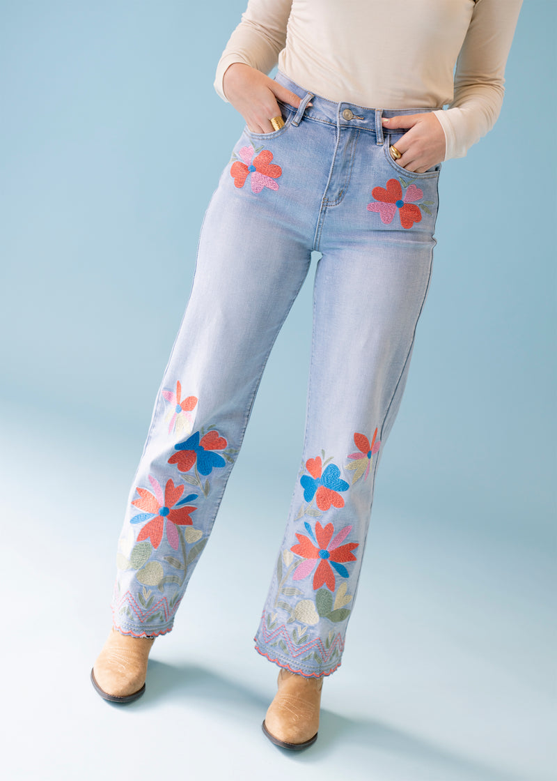 Jeans bordados
