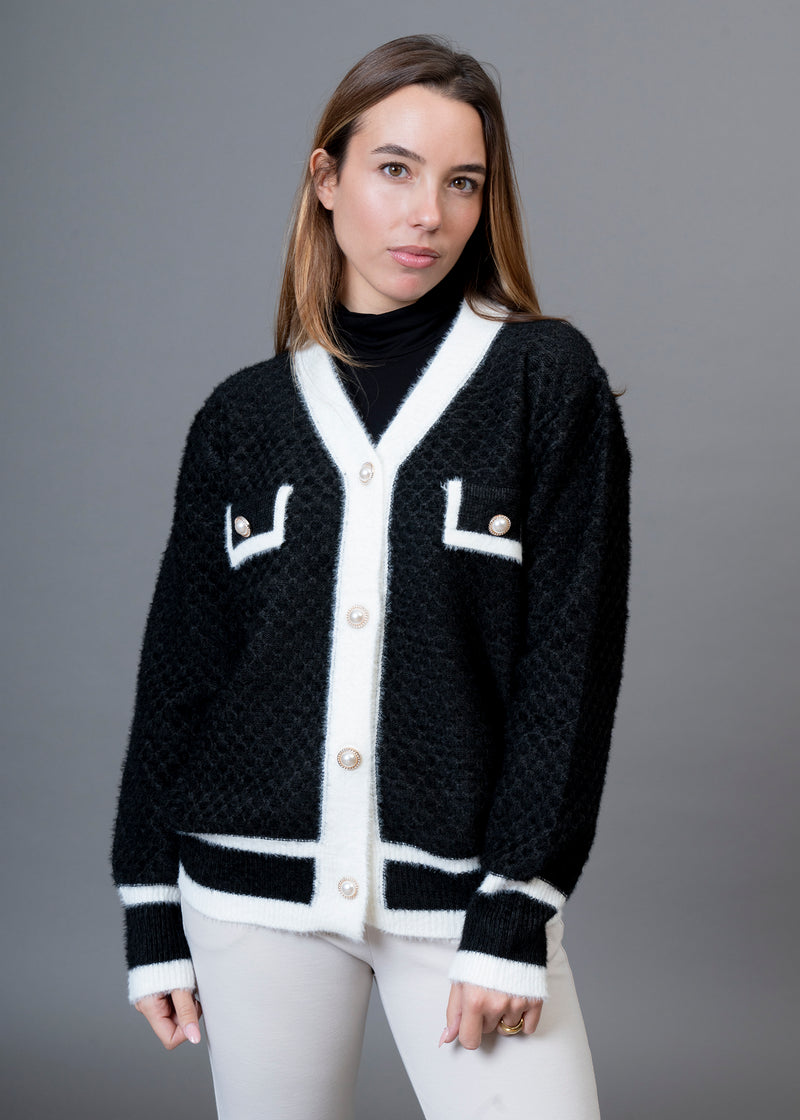 Cárdigan sofisticado