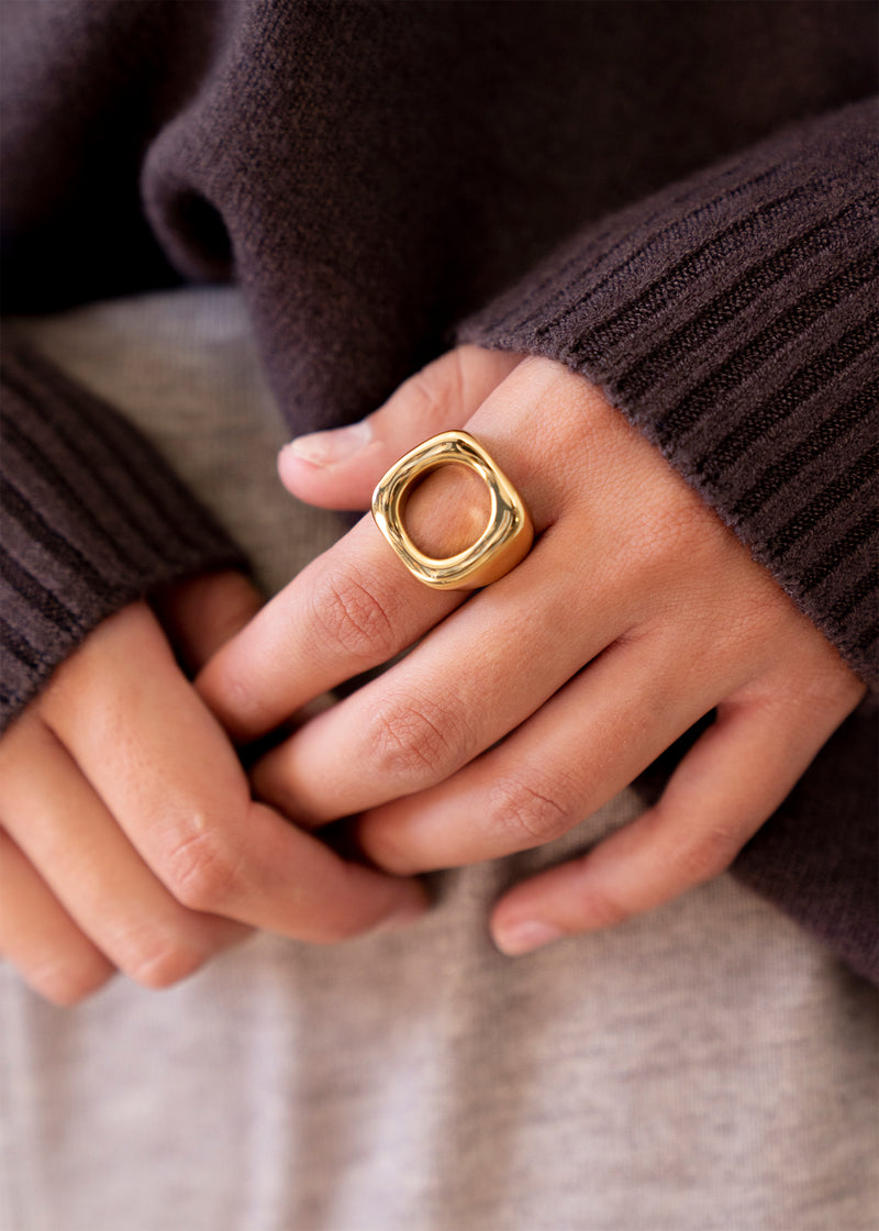 Fringe hoop earrings