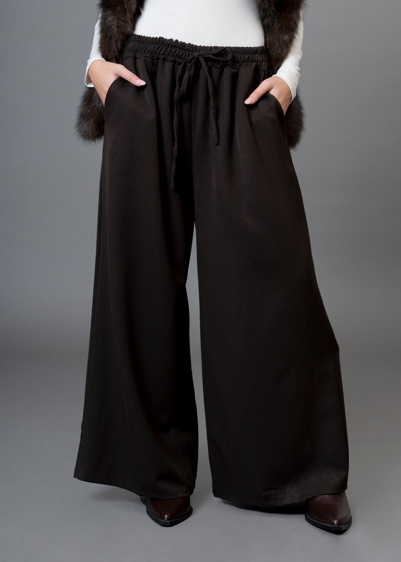 Pantalones sarga palazzo