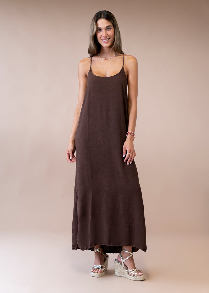 Vestido largo fluido