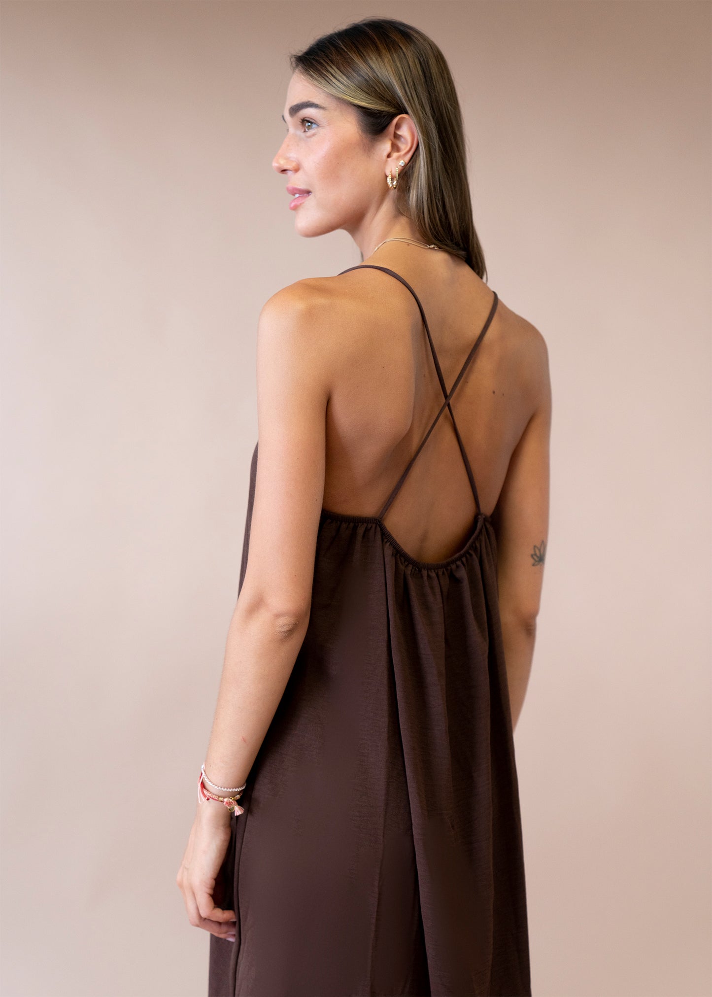 Vestido largo fluido