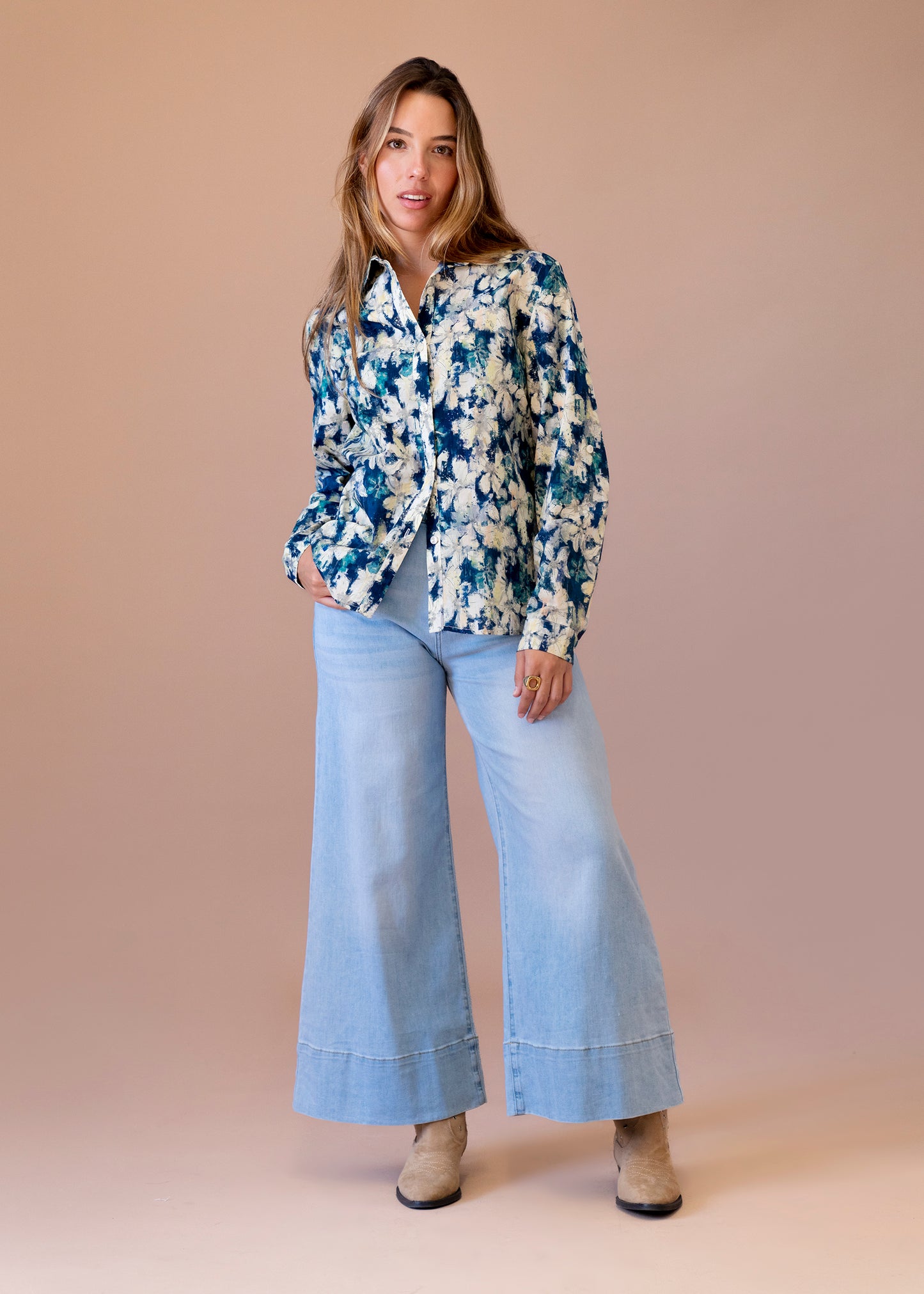 Camisa flores