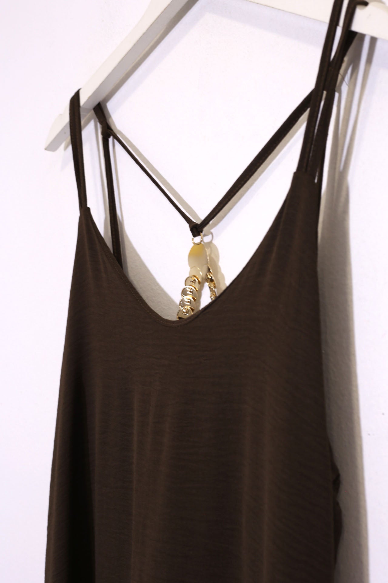Vestido joya largo fluido