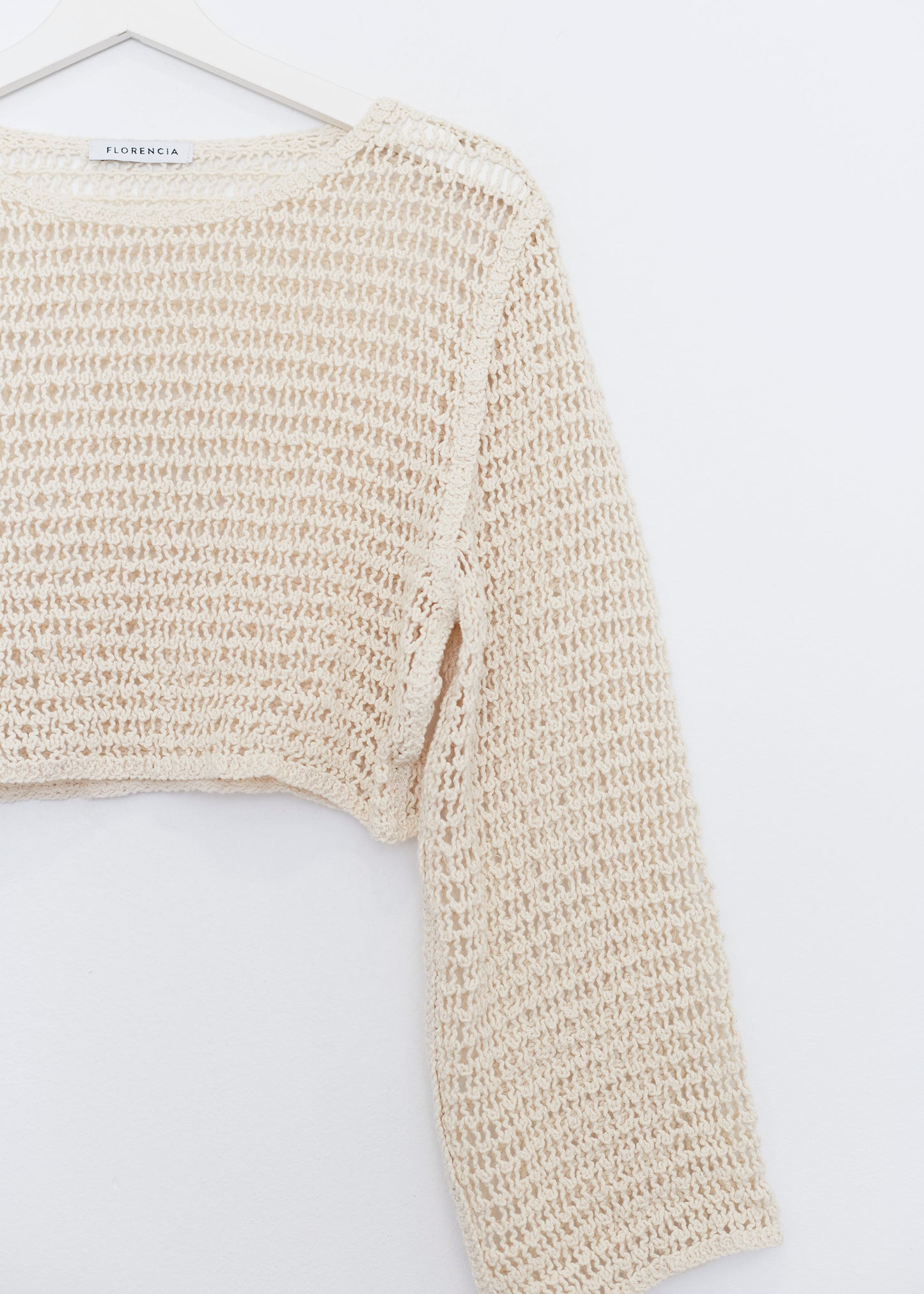 Jersey crop crochet