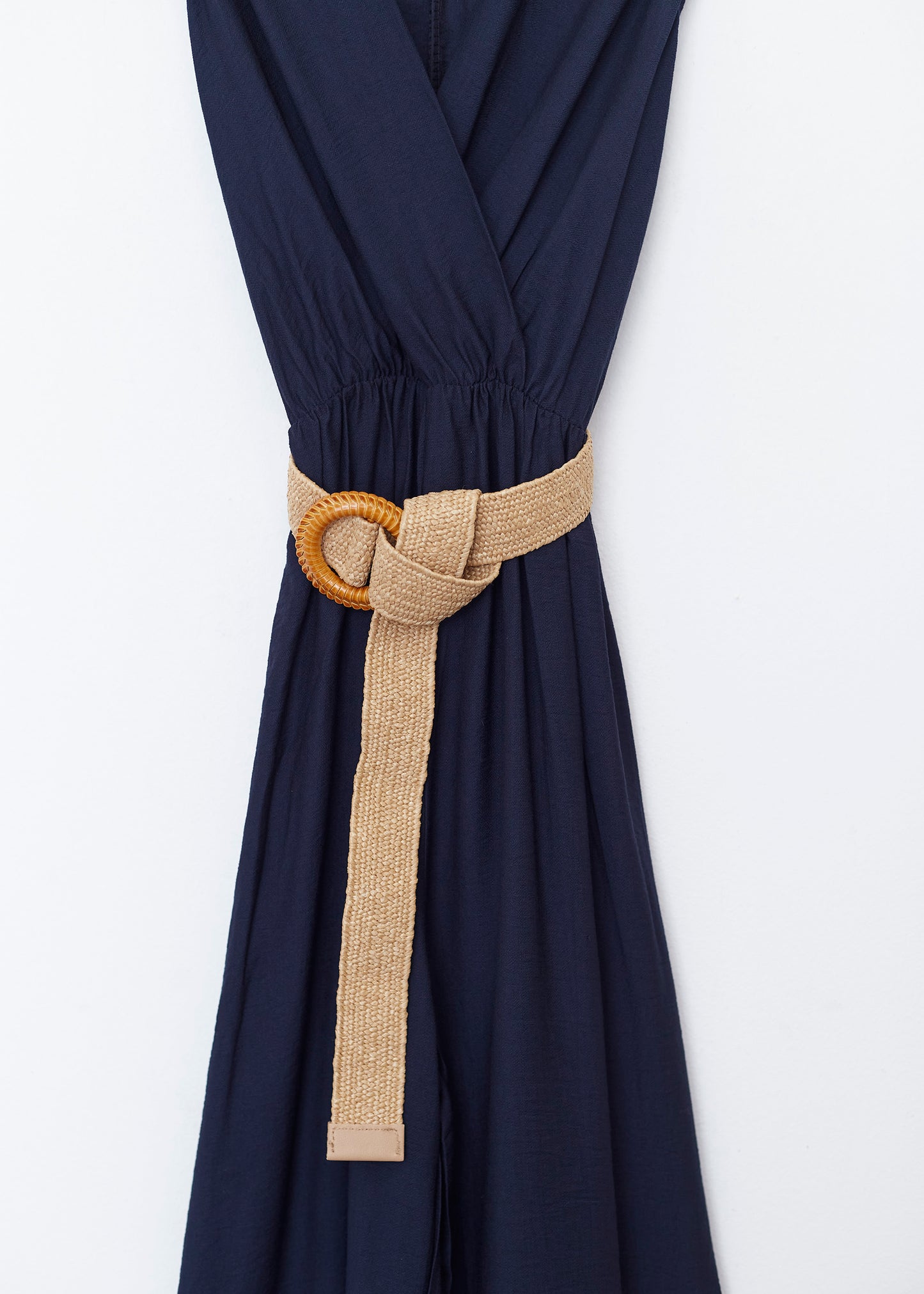 Belted wrap jumpsuit