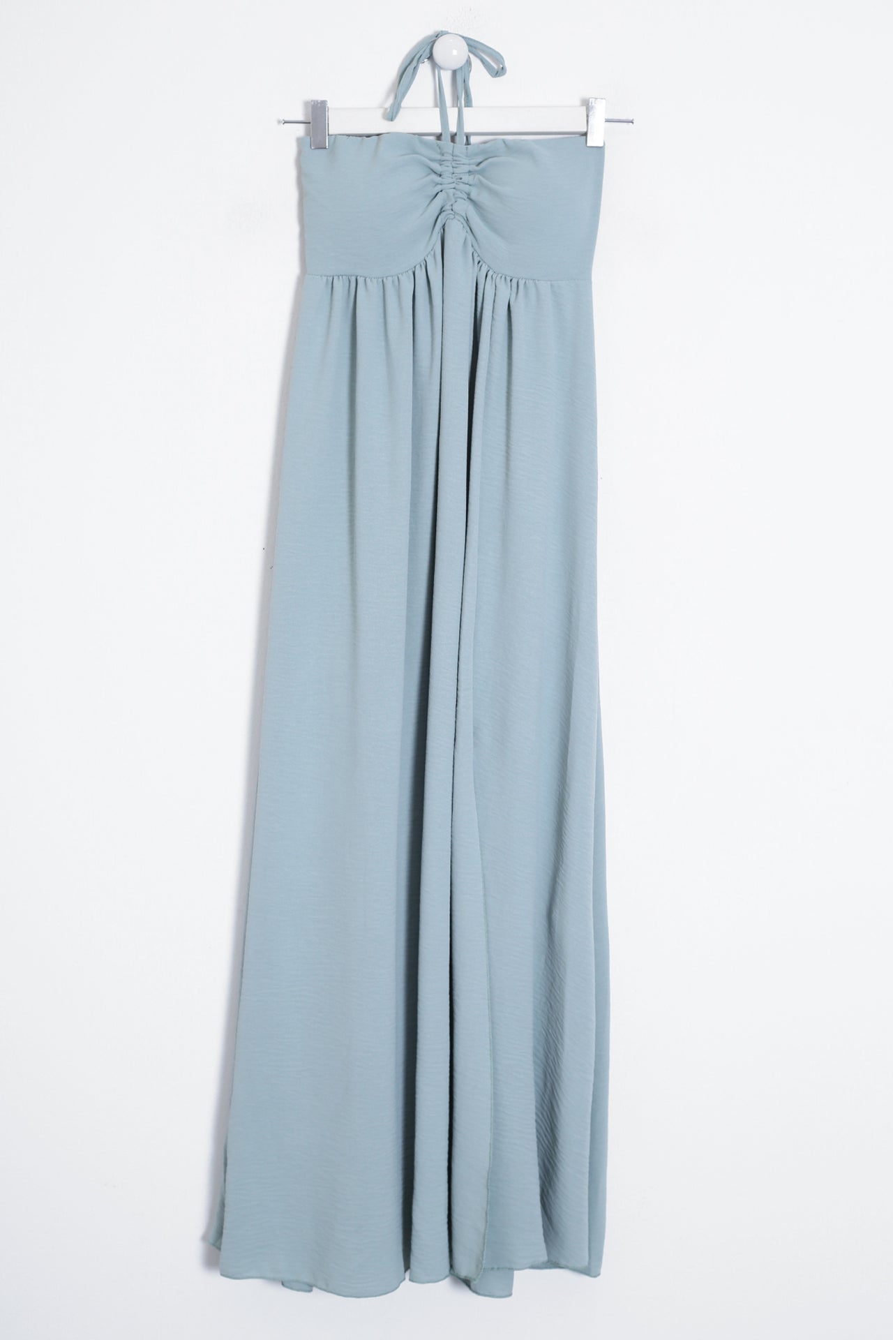 Vestido fluido fruncido
