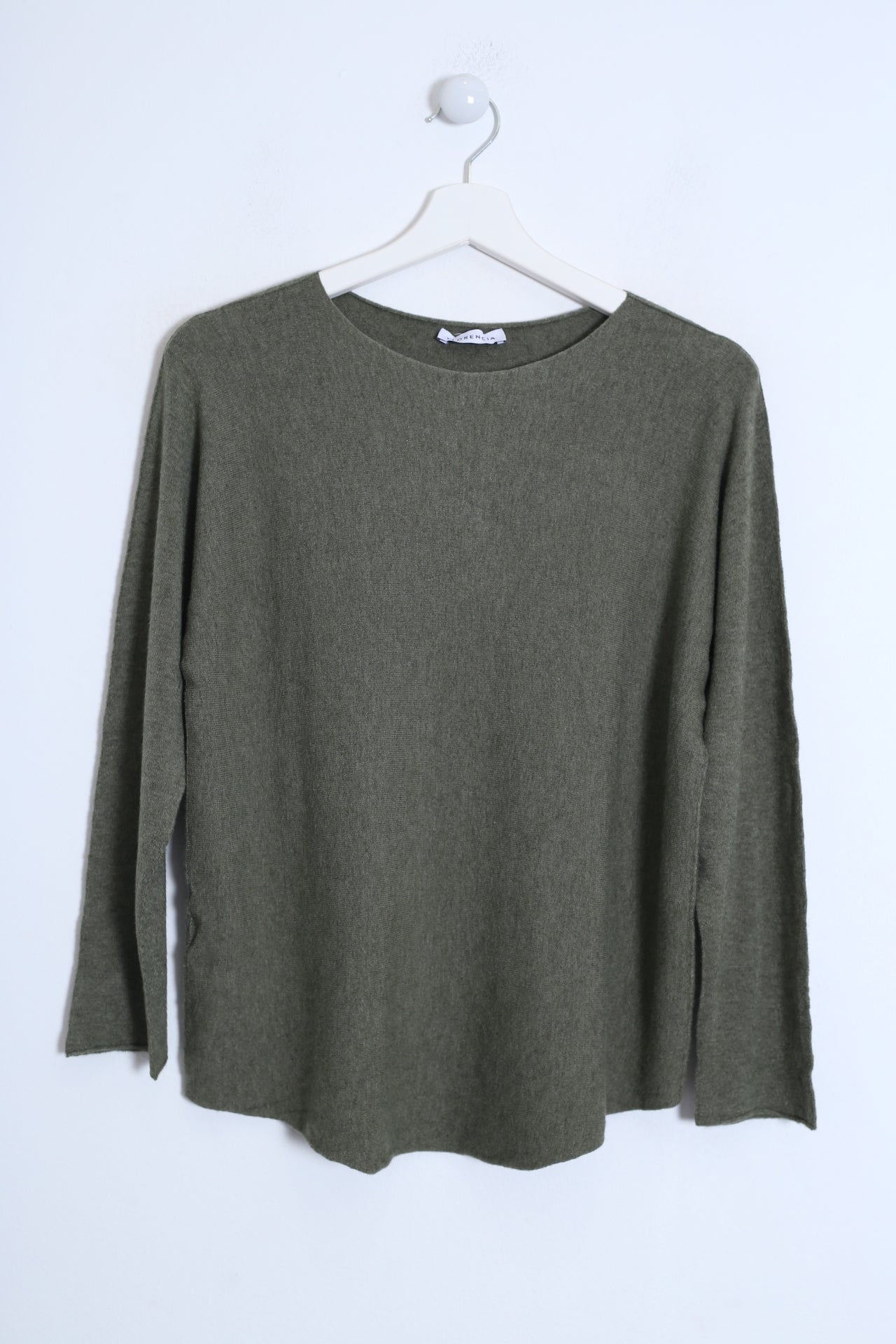 Jersey sin costuras cuello redondo