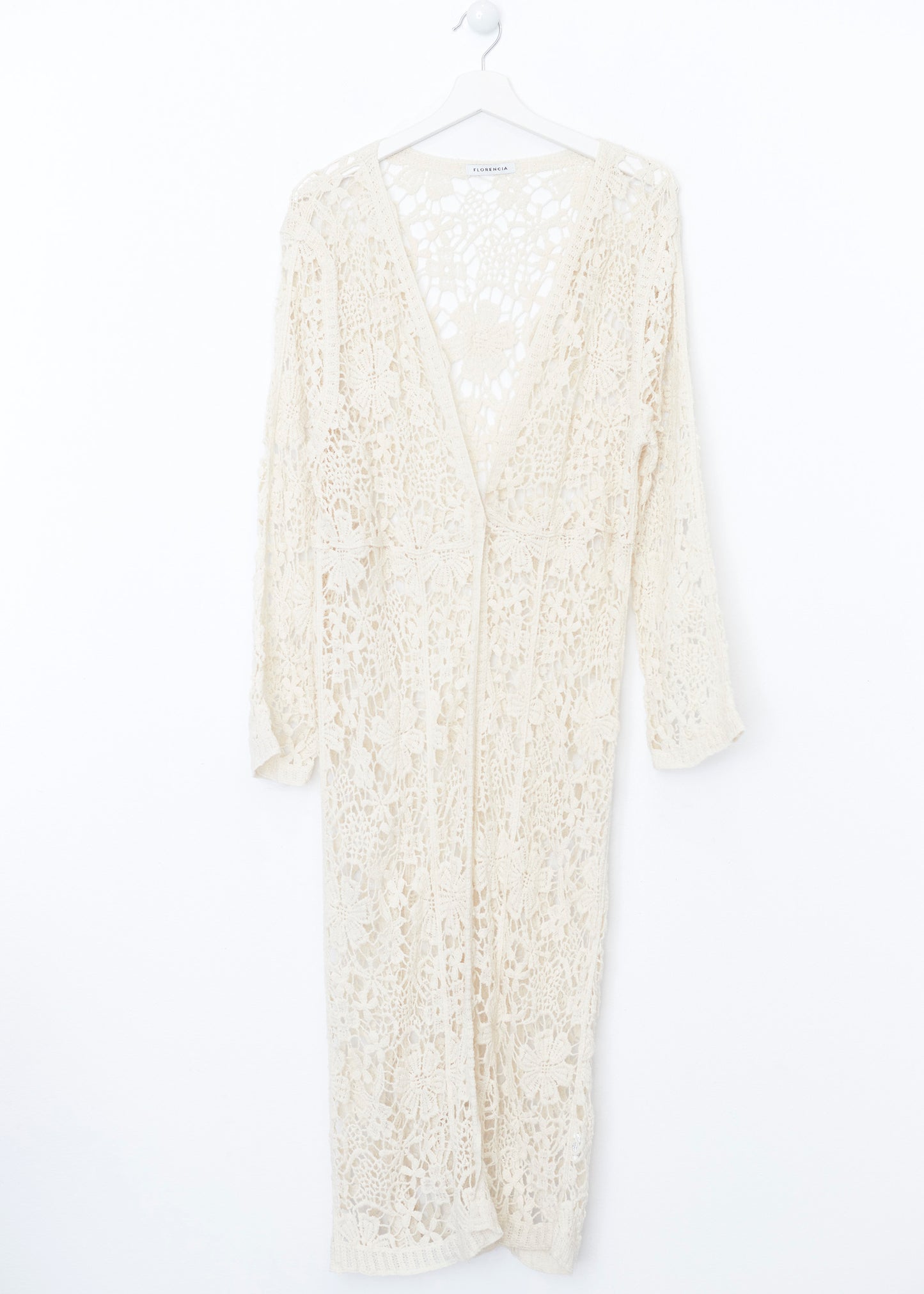 Long crochet jacket