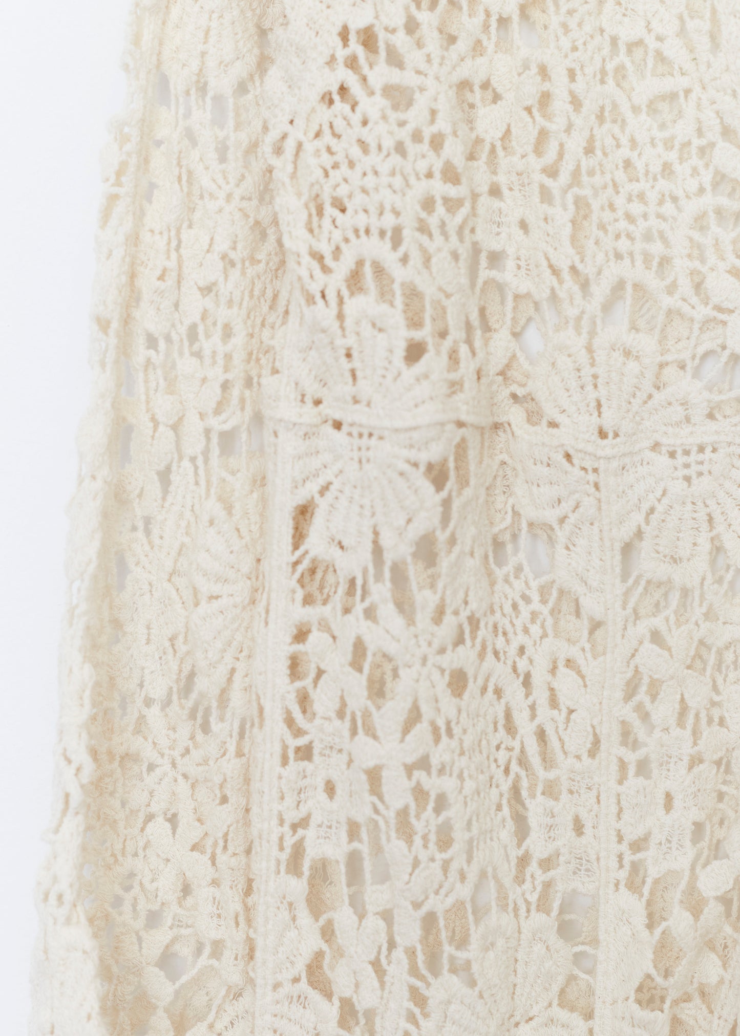 Long crochet jacket